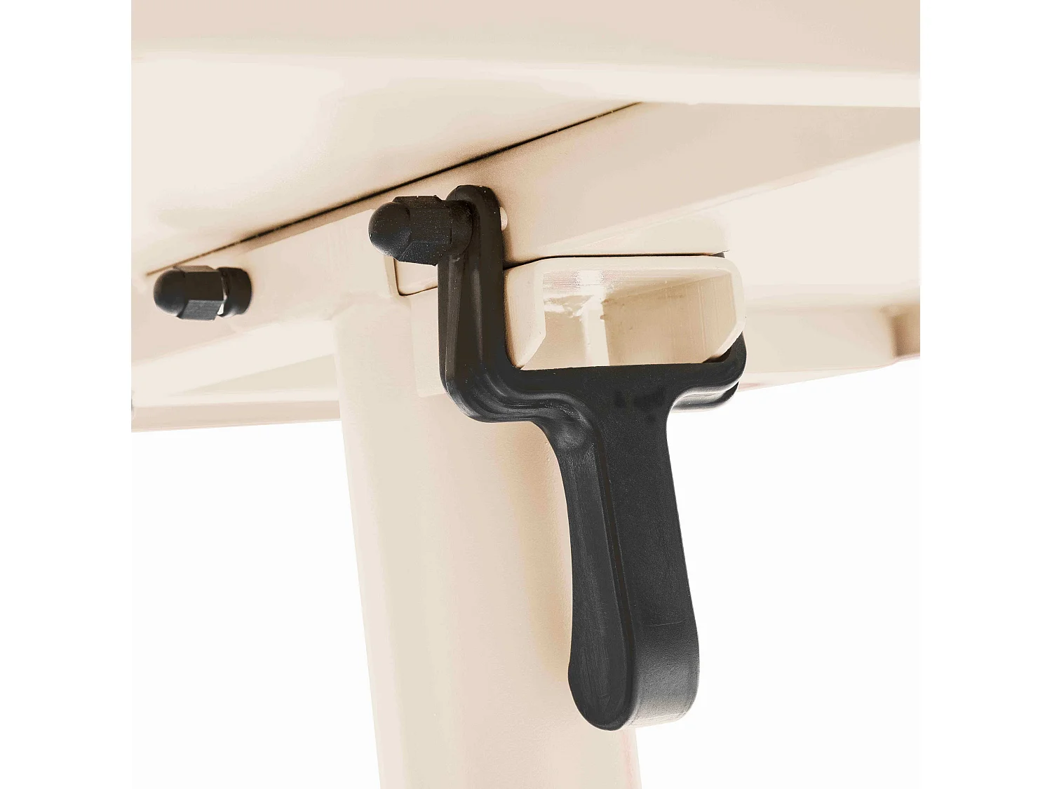 Ensemble table de jardin carrée et 2 chaises métal ivoire - Palavas