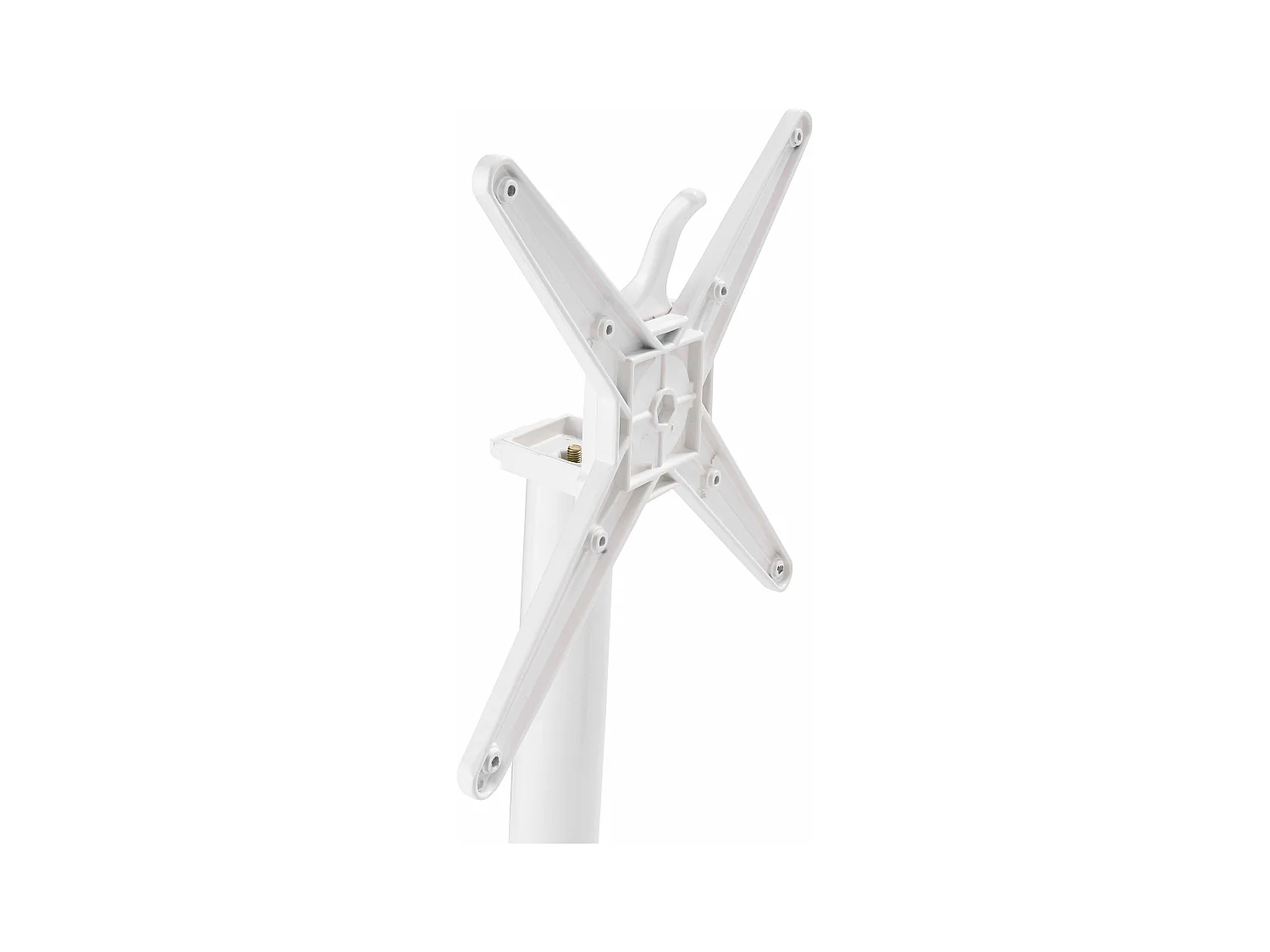 Ensemble table de terrasse stratifié chêne et 2 fauteuils blanc