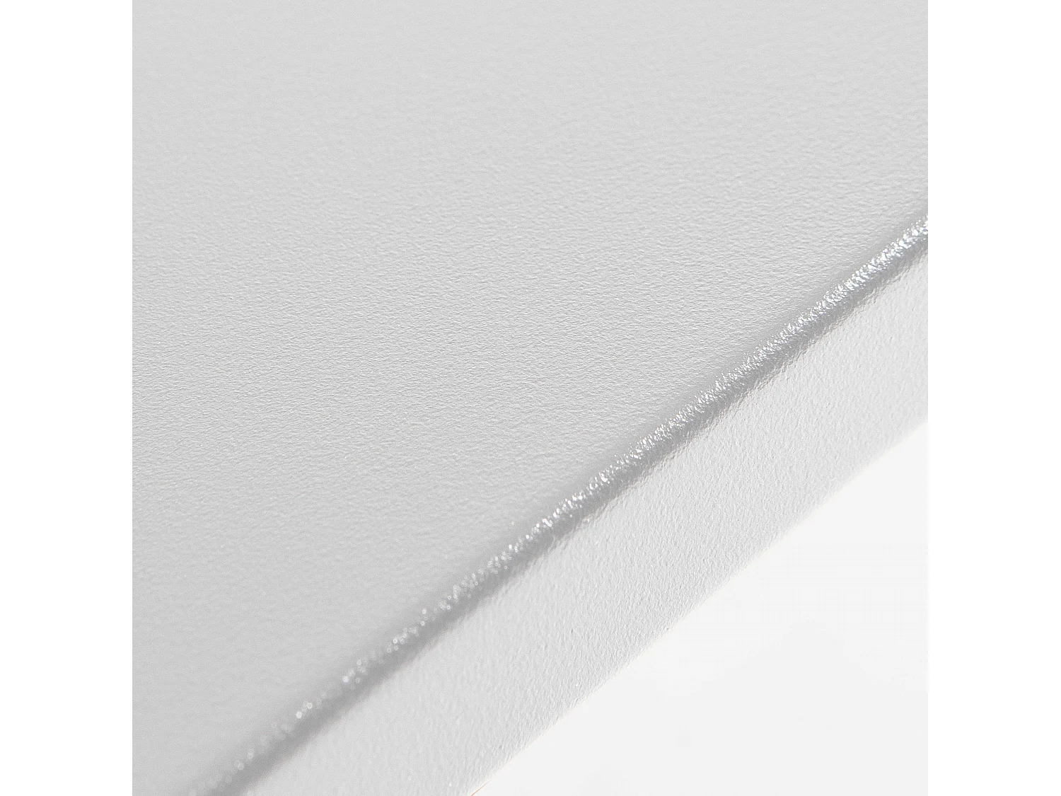 Ensemble table de jardin et 6 fauteuils en métal blanc - Palavas