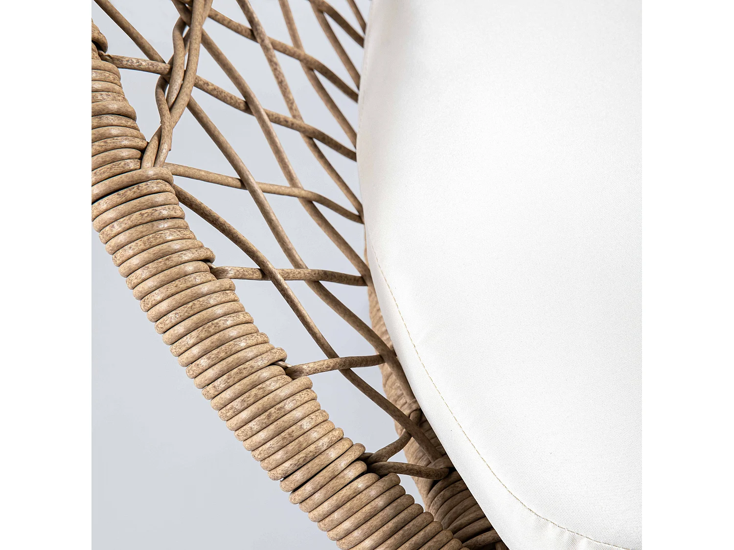 Canapé de jardin en résine tressée