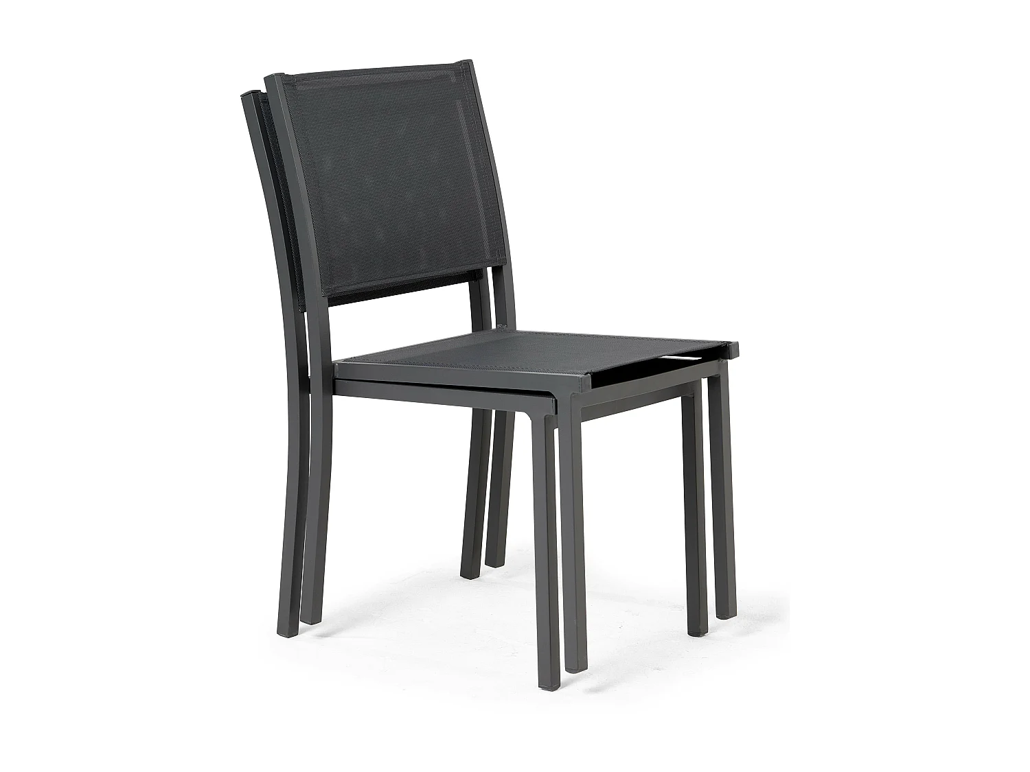Ensemble table de jardin en céramique effet marbre avec 10 chaises  - Tivoli