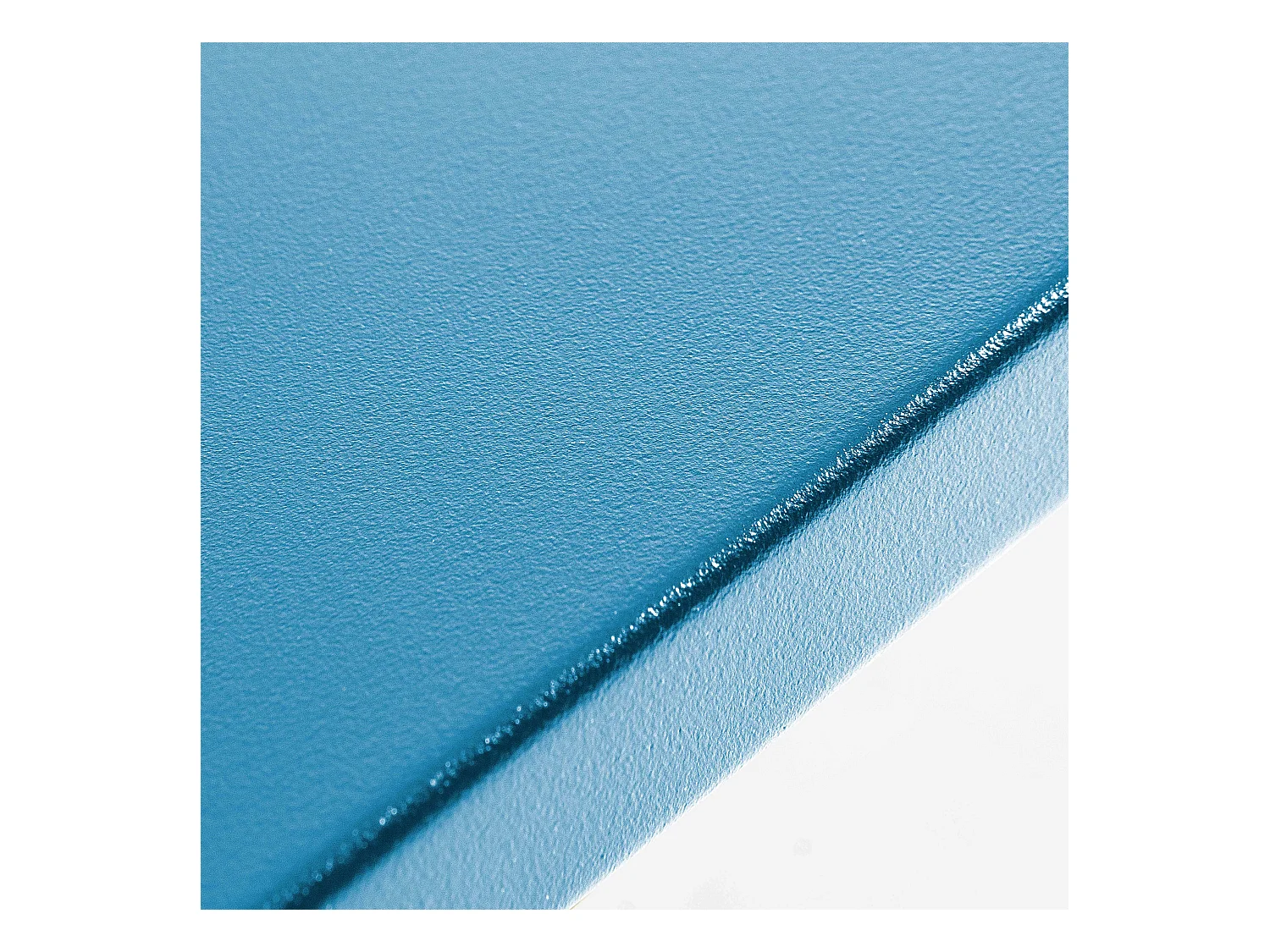 Ensemble table de jardin et 4 fauteuils en métal bleu pacific - Palavas