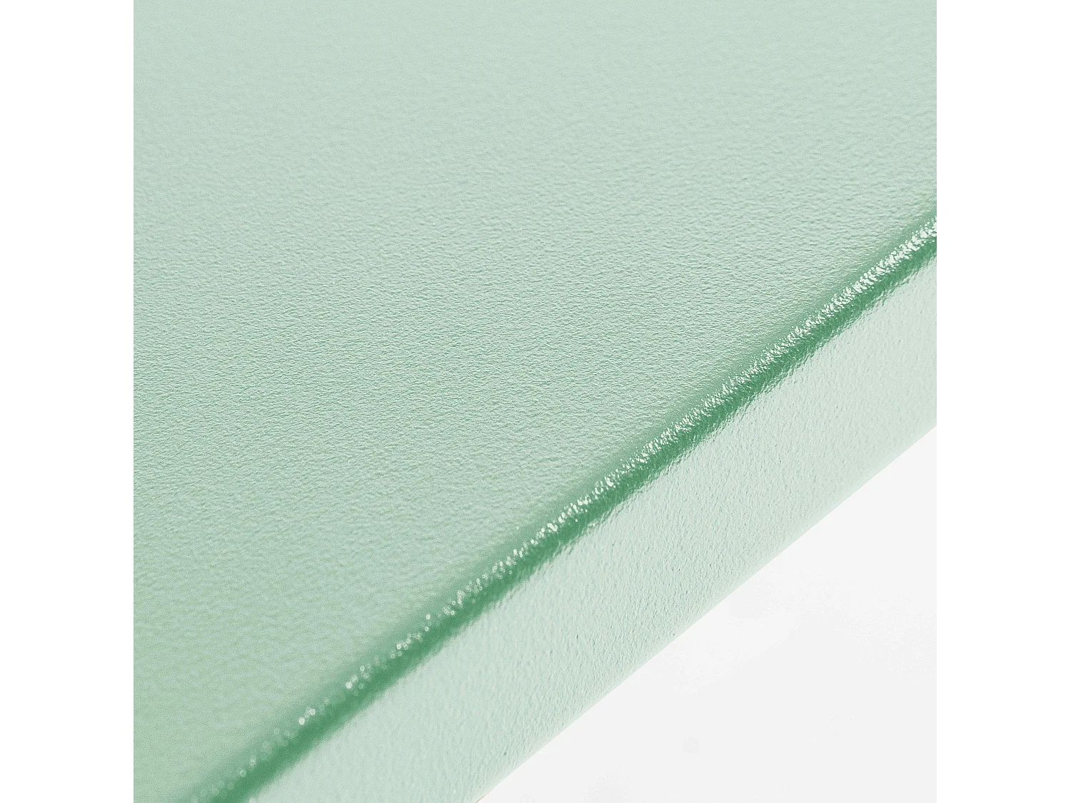 Ensemble table de jardin et 8 chaises bistrot en acier vert sauge - Palavas