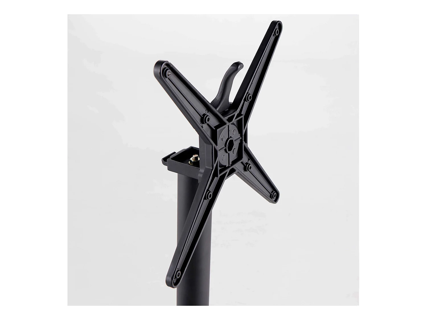 Set van een zwarte gelamineerde tuinset en 4 grijze fauteuils