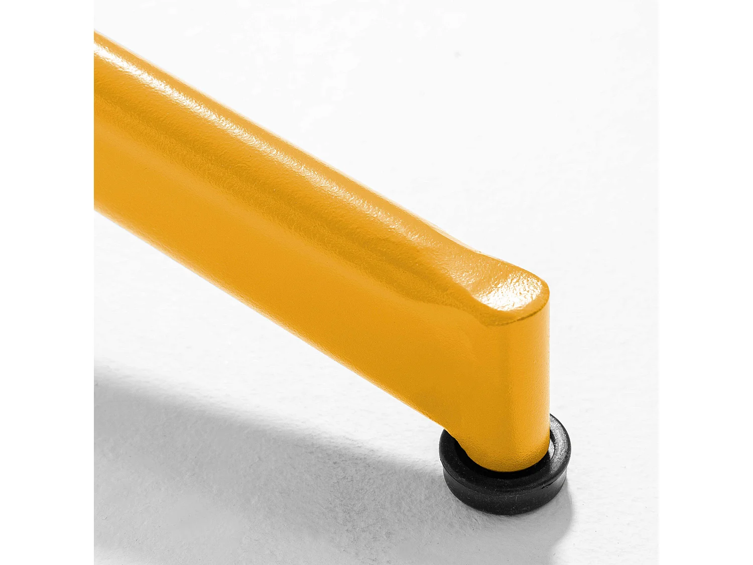 Ensemble table de jardin bistrot et 2 fauteuils métal jaune - Palavas