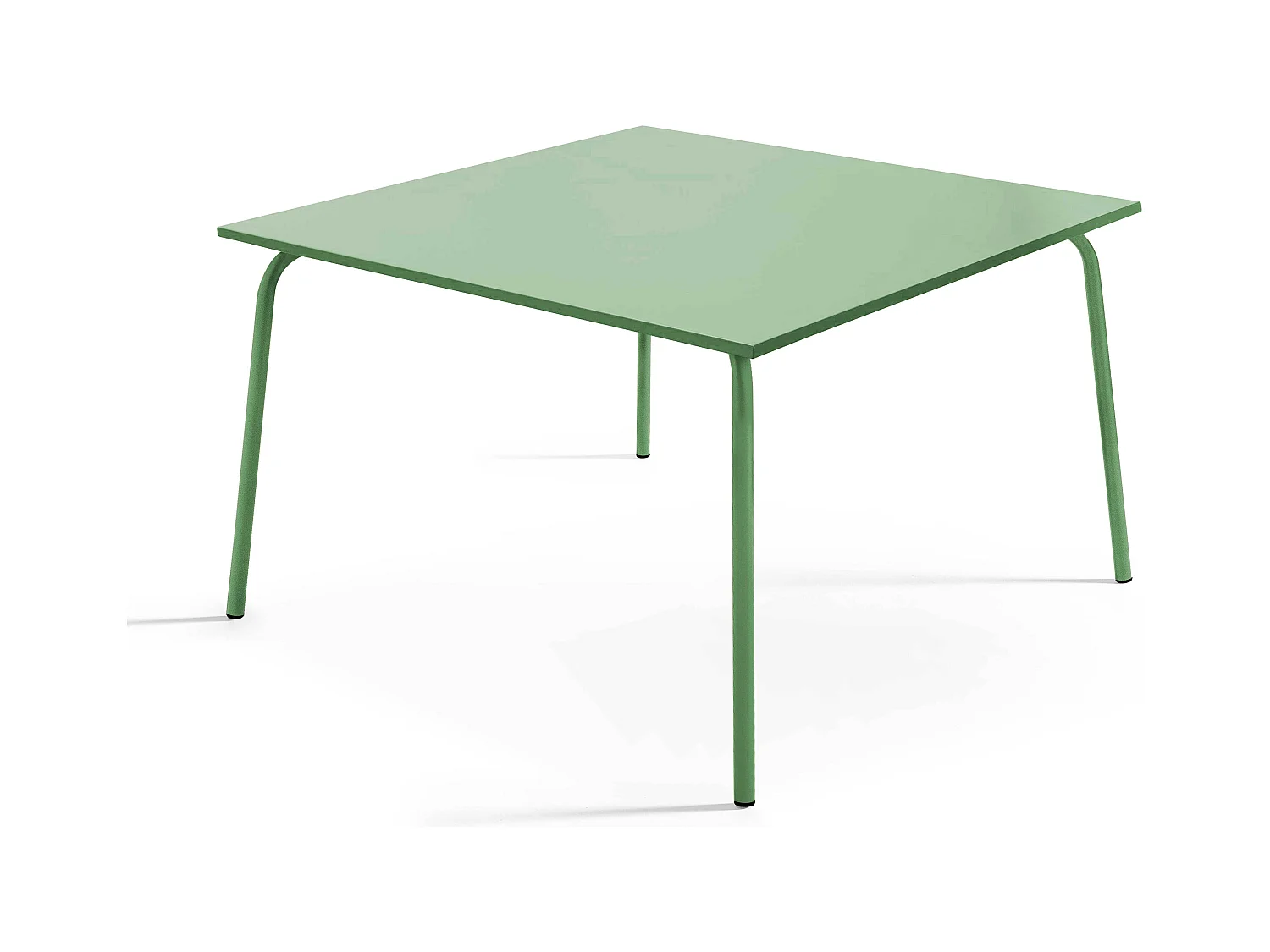 Tuinset met tafel en 8 groene cactus stoelen