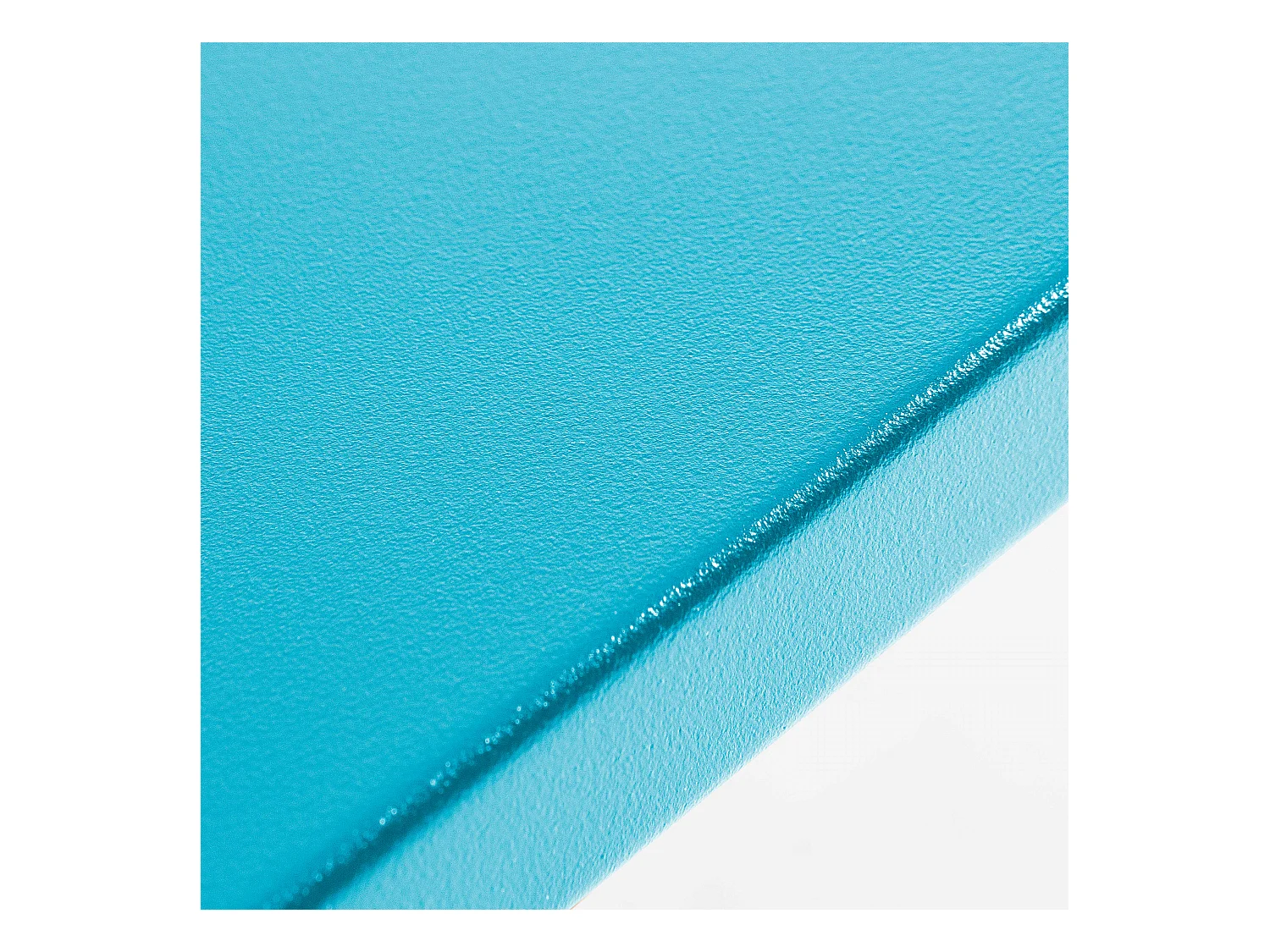 Ensemble table de jardin bistrot et 2 chaises en acier bleu - Palavas