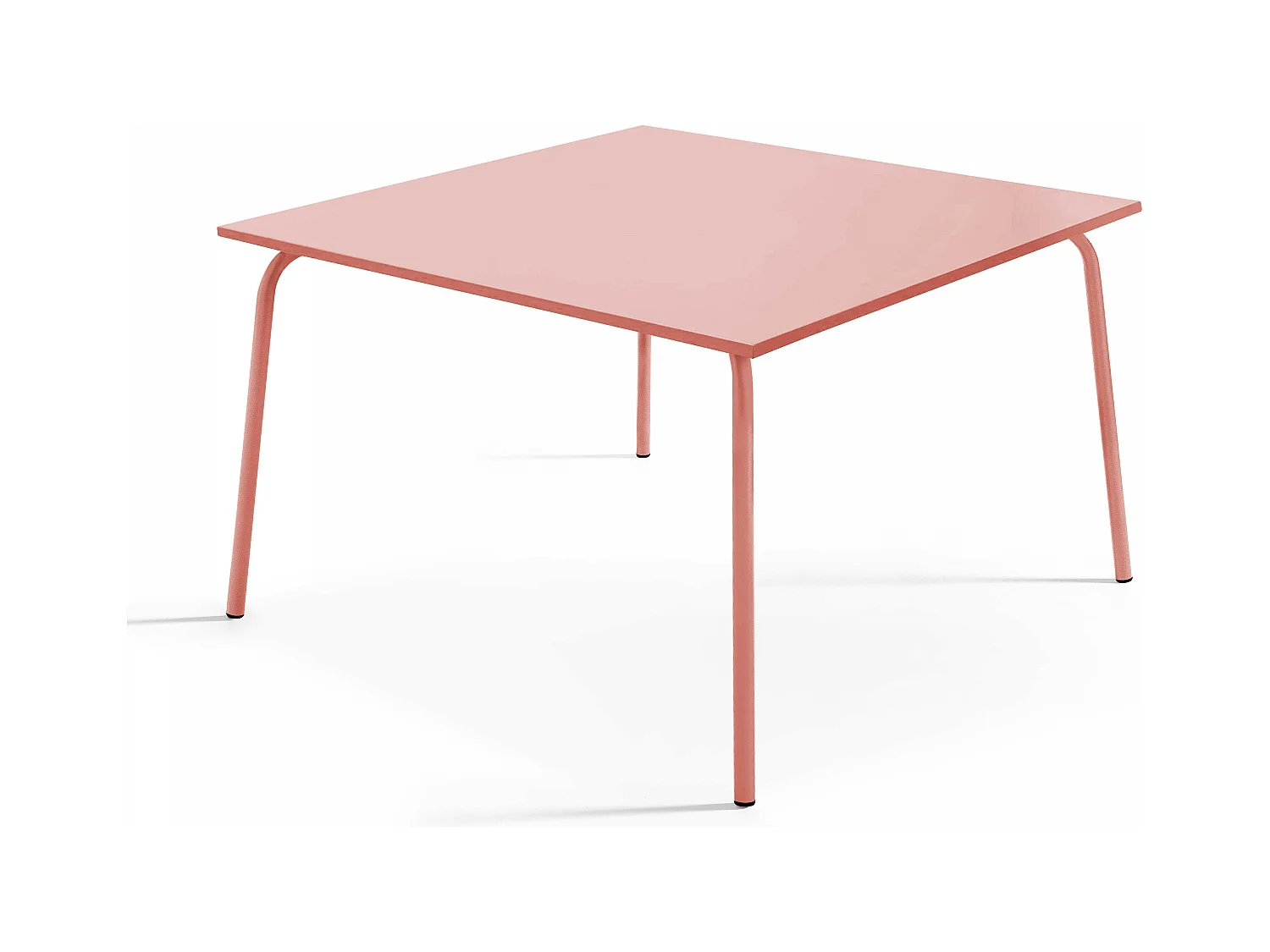 Ensemble table de jardin et 8 chaises en métal argile - Palavas