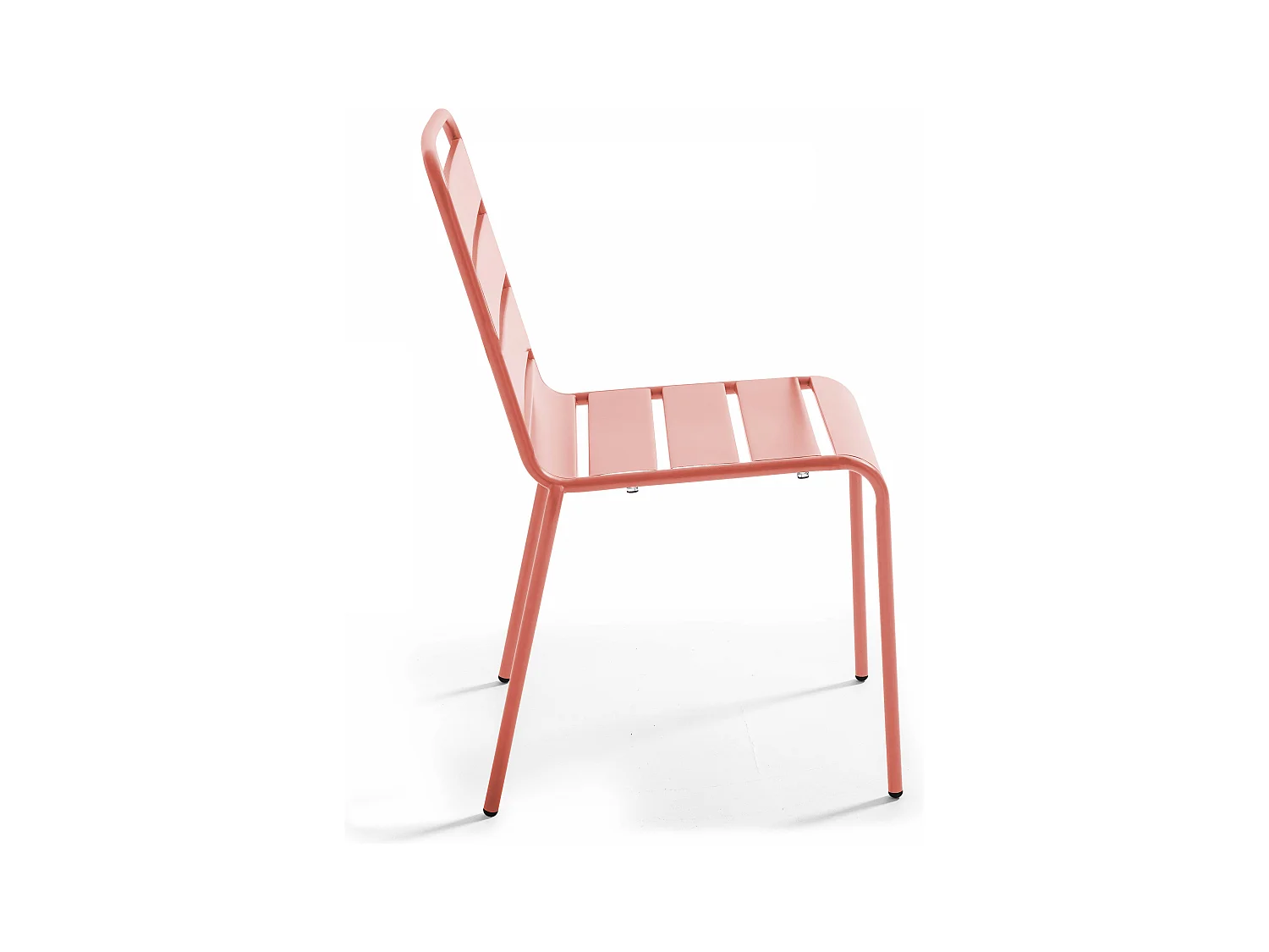 Ensemble table de jardin et 8 chaises en métal argile - Palavas