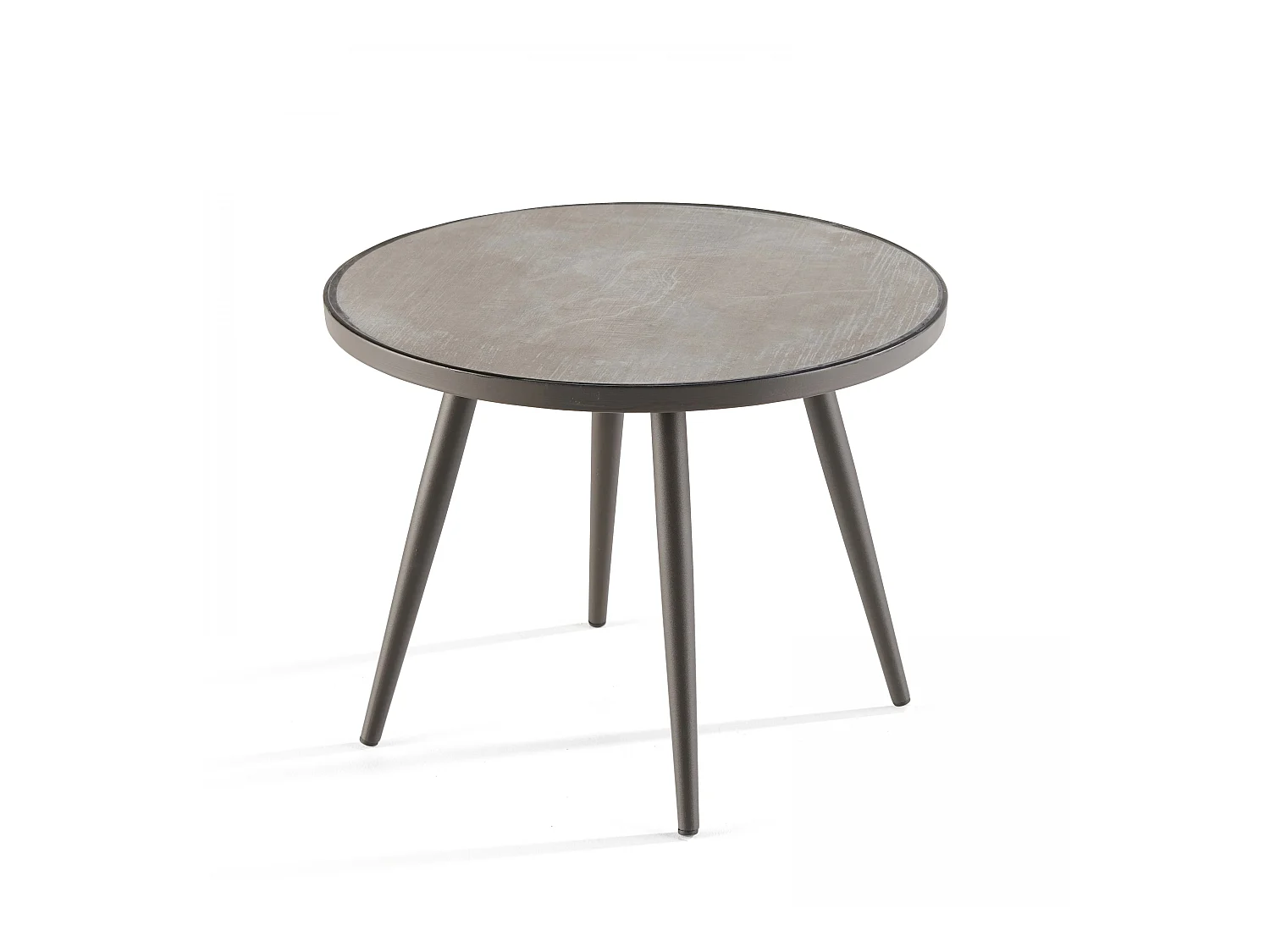 Table basse ronde de jardin plateau en céramique - Tivoli