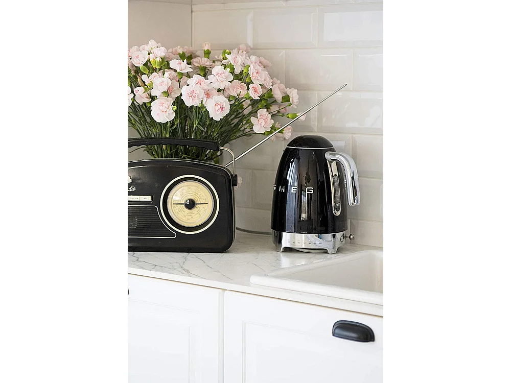 Bouilloire réglable Année 50 1,7 L noir