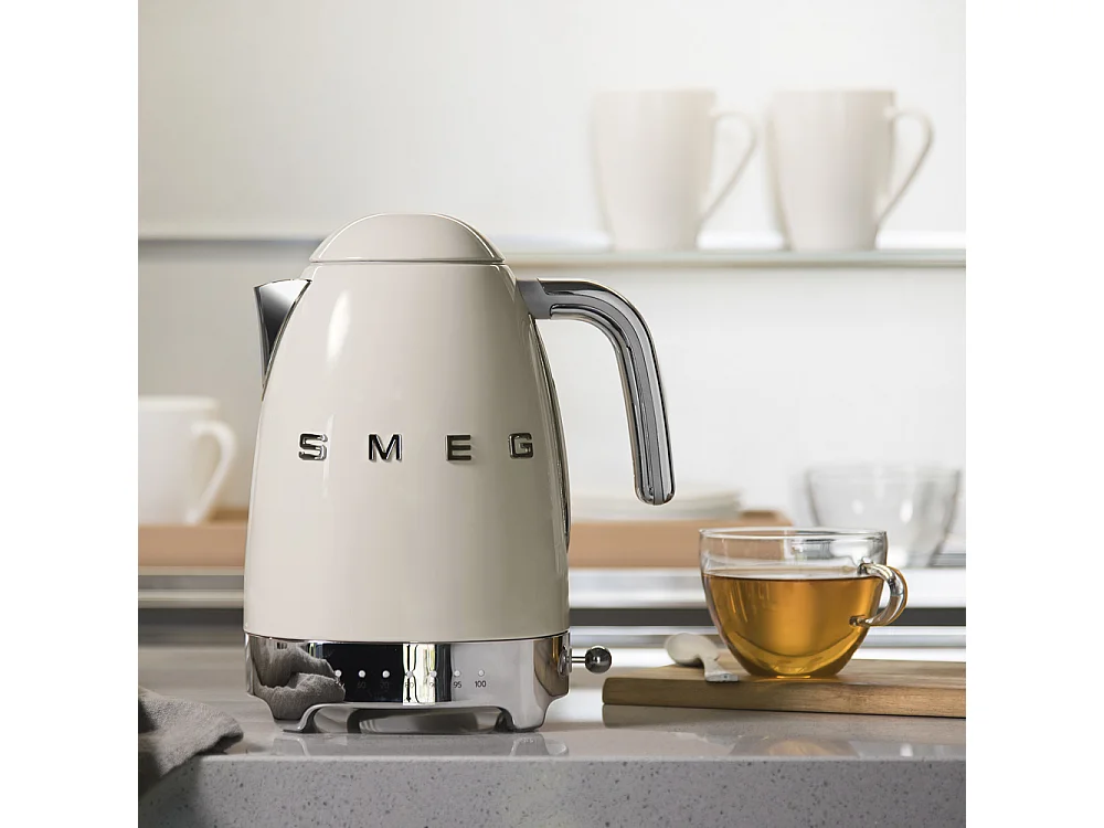 Bouilloire réglable Année 50 1,7 l crème