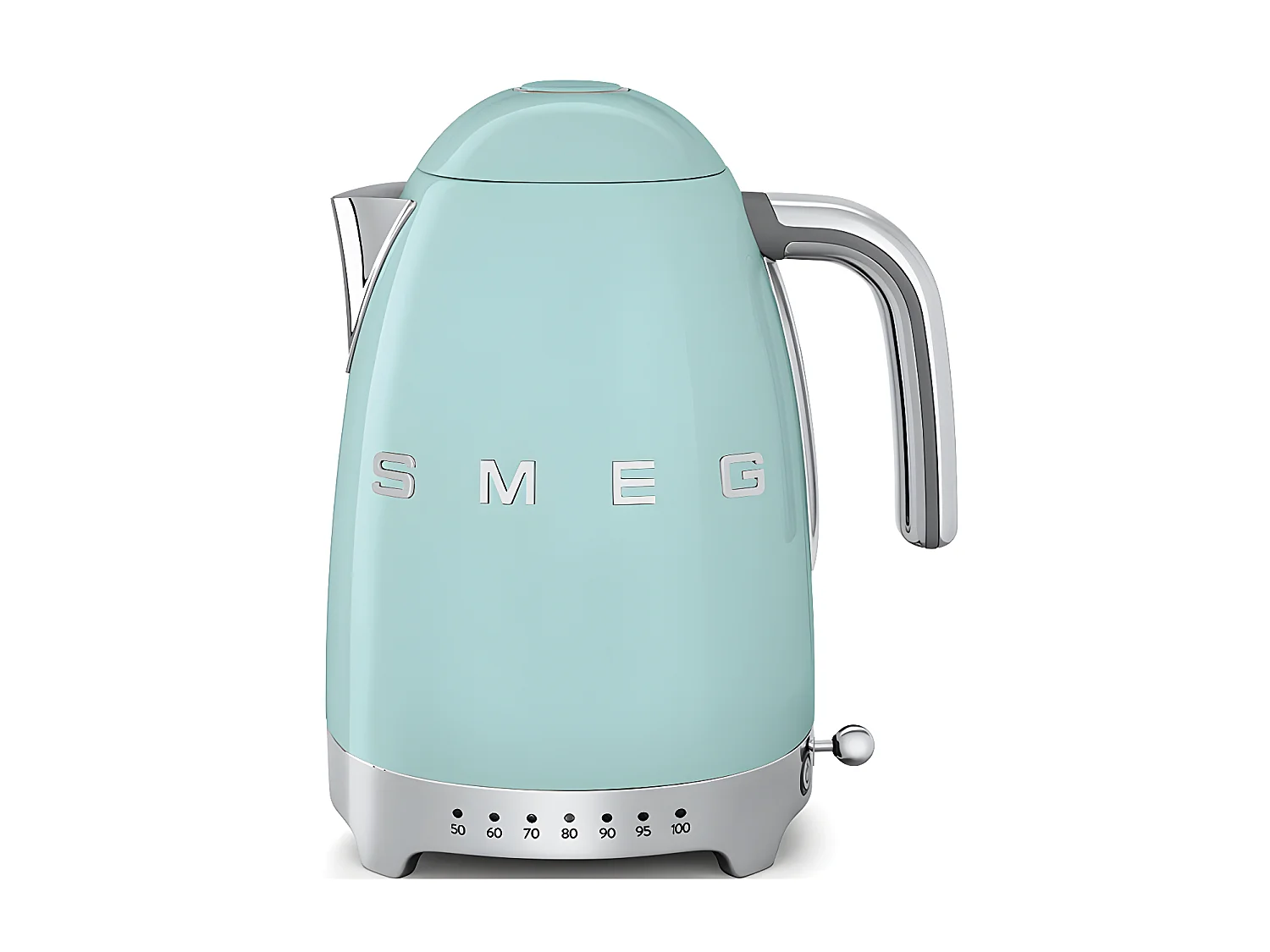 Smeg Bouilloire sans fil 1.7l 2400w turquoise - klf04pgeu