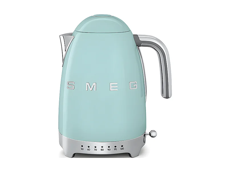 Smeg Bouilloire sans fil 1.7l 2400w turquoise - klf04pgeu