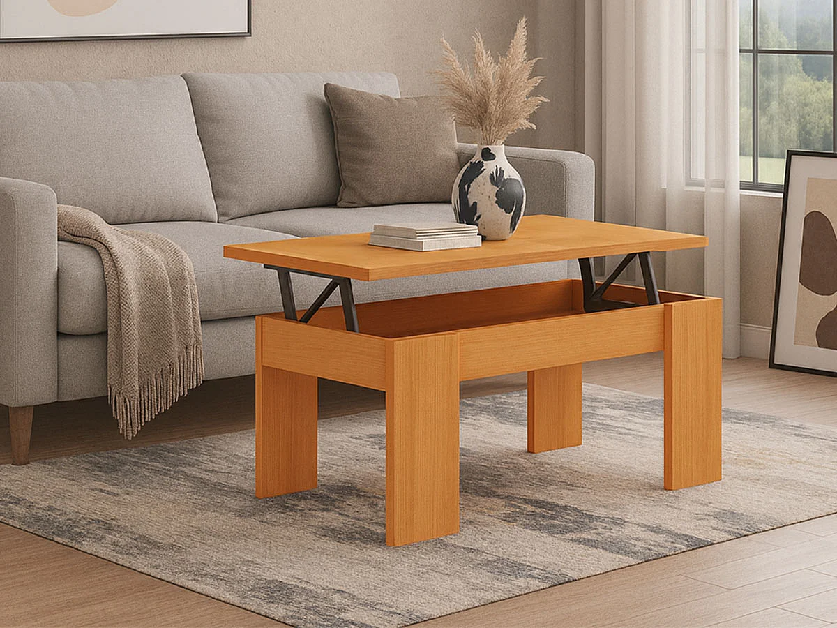 Mesa de Centro Lift (Elevação)(Cerejeira)