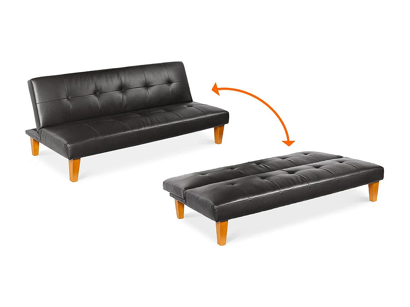Sofa Cama Tristar (Preto)