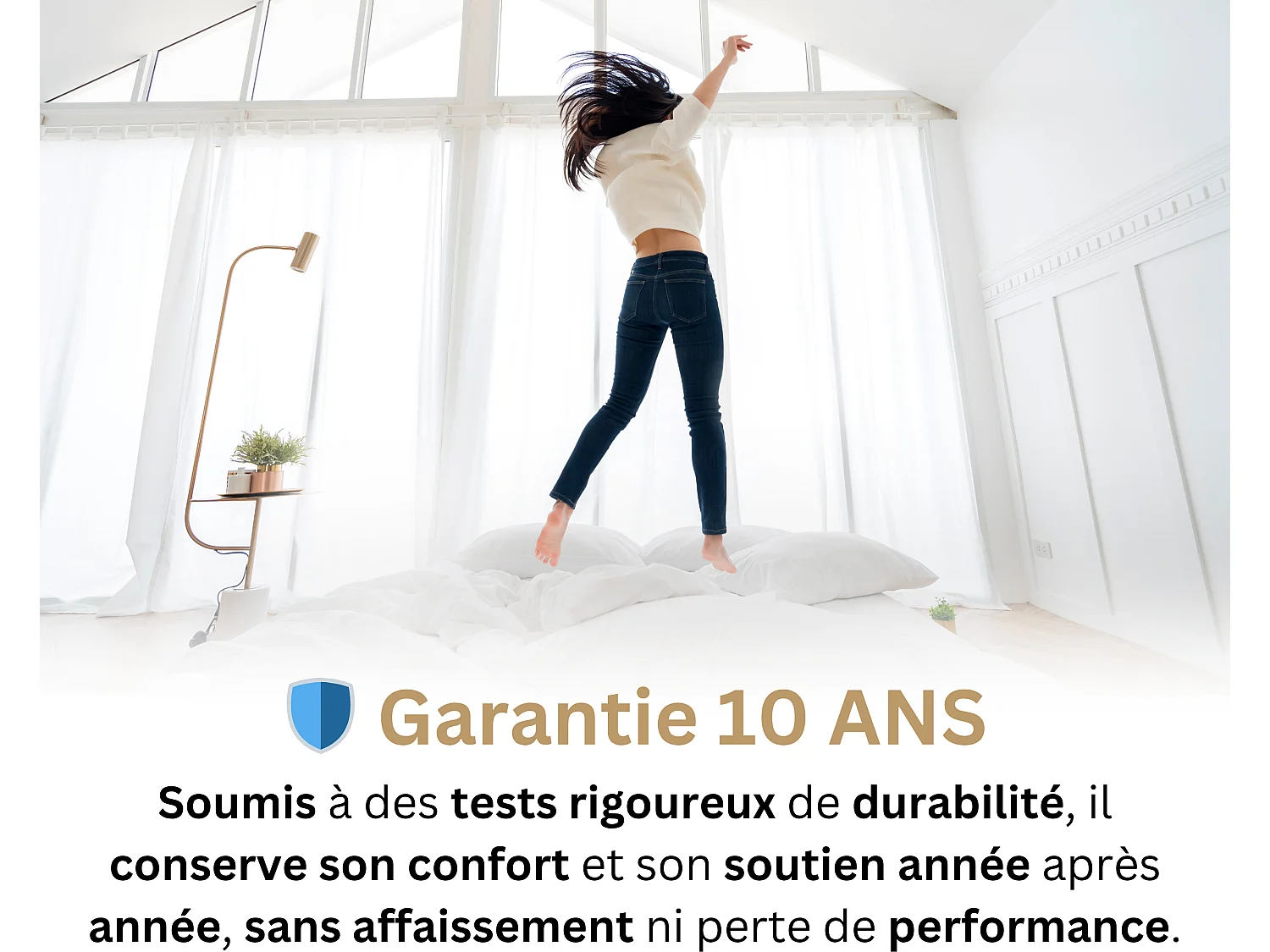 Matelas 160x200 2 Places Onyx - Ressorts Ensachés Haute Qualité - Contre le Mal de Dos - Soutien Ferme | Accueil Moelleux - Confortable