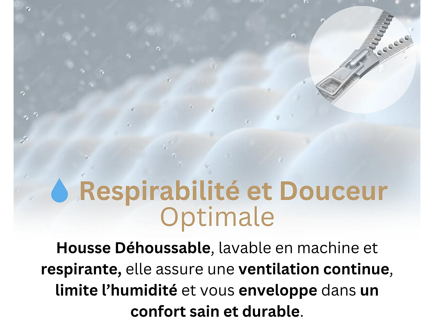 Matratze 160x200 Doppelmatratze Essence - Memory Foam 60 kg/m³ Hohe Qualität - Gegen Rückenschmerzen - Komfortabel