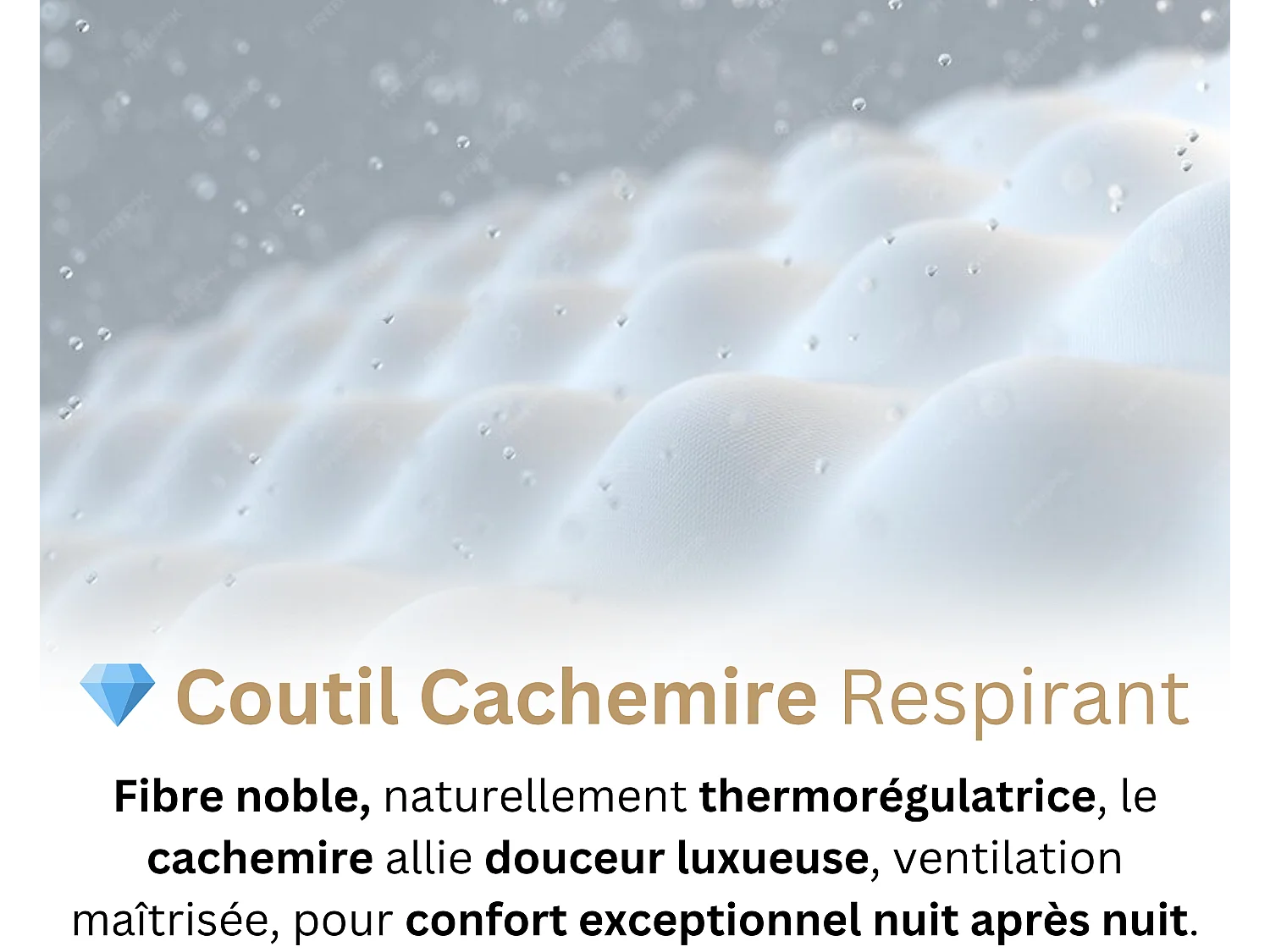 Matelas 90x190 Enfant et Adulte 1 Place Prometheus - Hybride : Ressorts Ensachés et Mémoire de Forme 60 kg/m³ Haute Qualité - Contre le Mal de Dos - Ép. 28 Cm