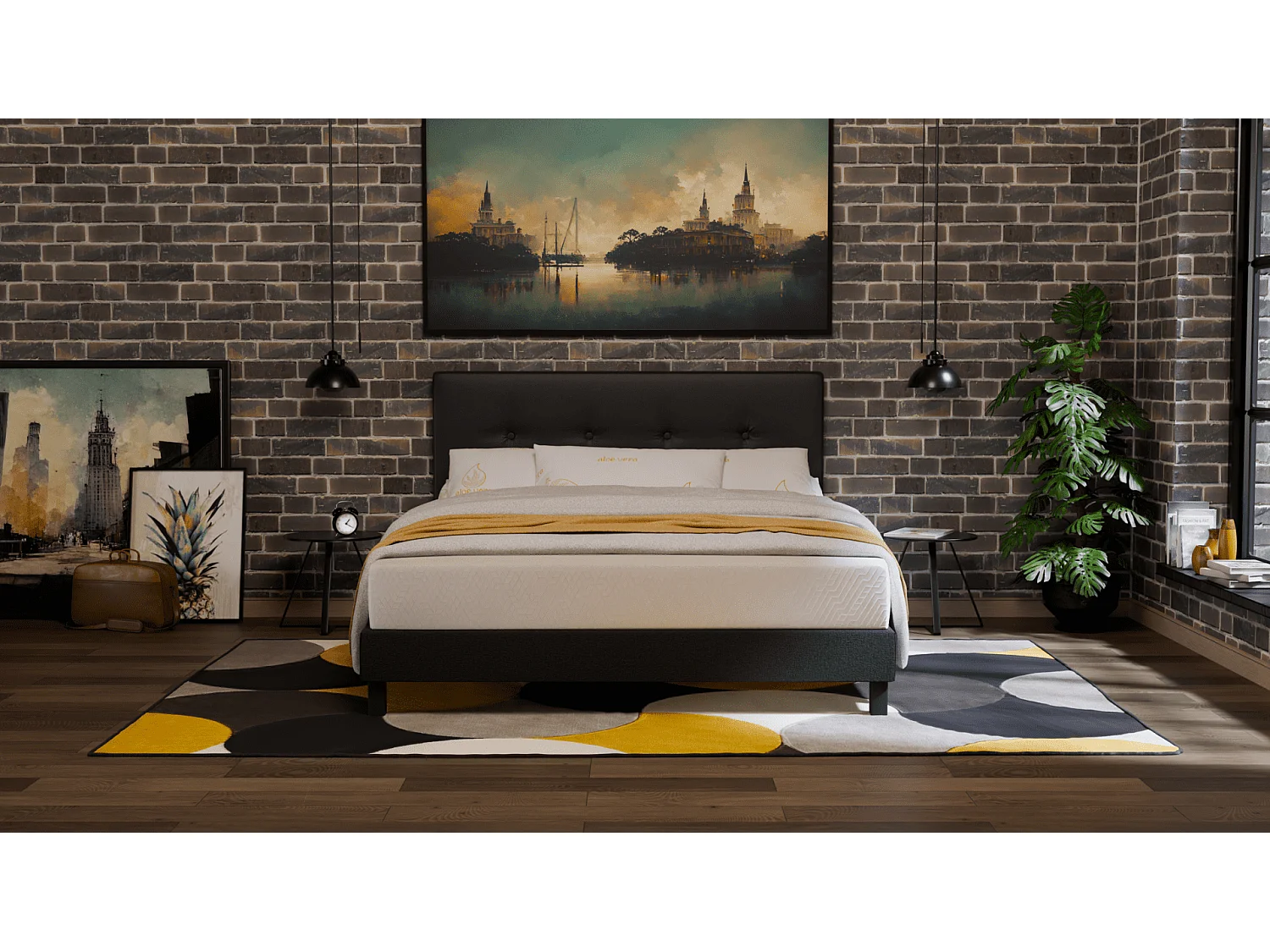 Colchão 180x200 2 lugares Essence - Memory Foam 60 kg/m³ Alta Qualidade - Contra dores de costas - Confortável