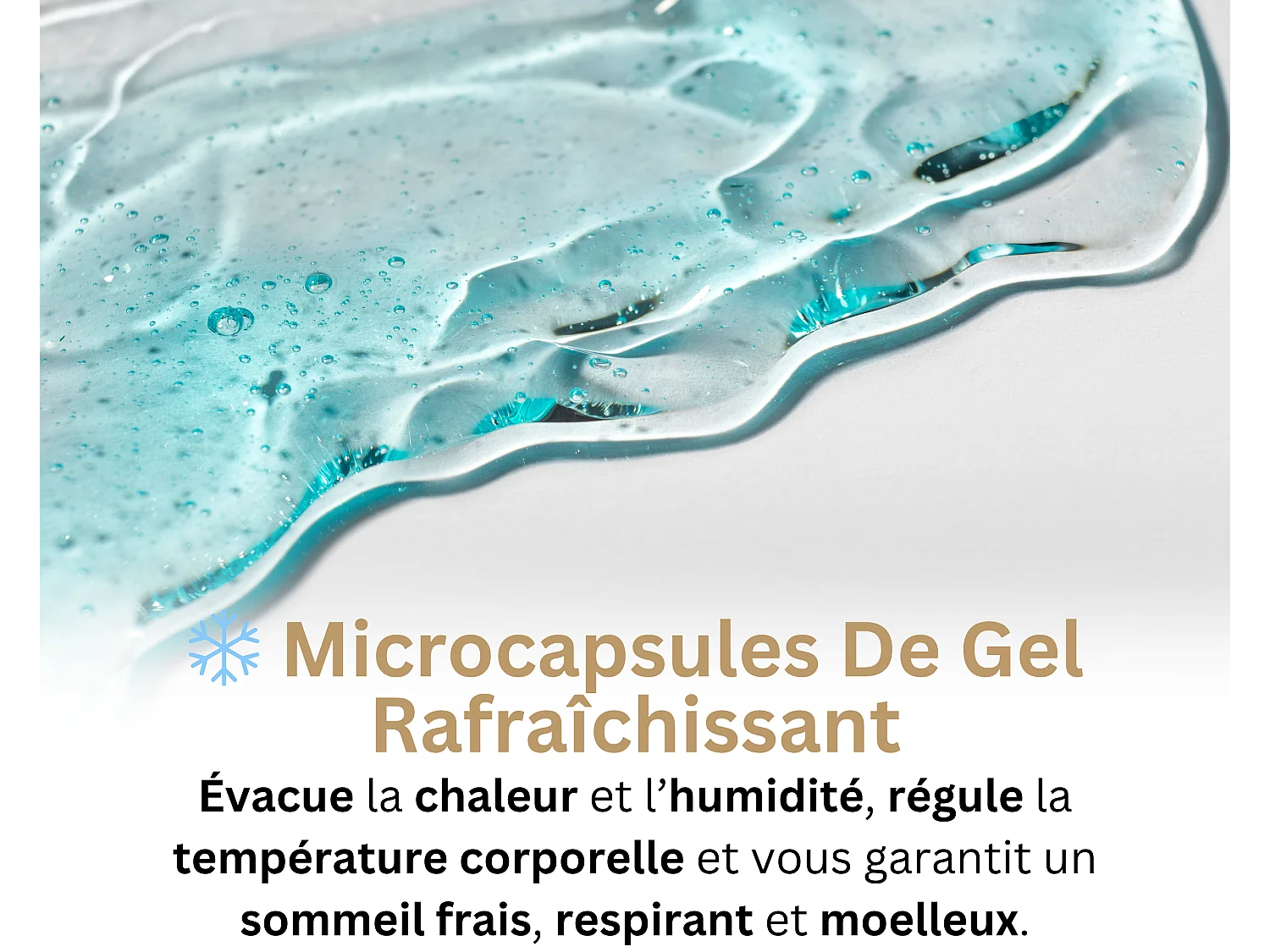 80x200 Colchão Ondine de 1 lugar para crianças e adultos - Espuma viscoelástica de 60 kg/m³ de alta densidade enriquecida com microcápsulas de gel refrescante