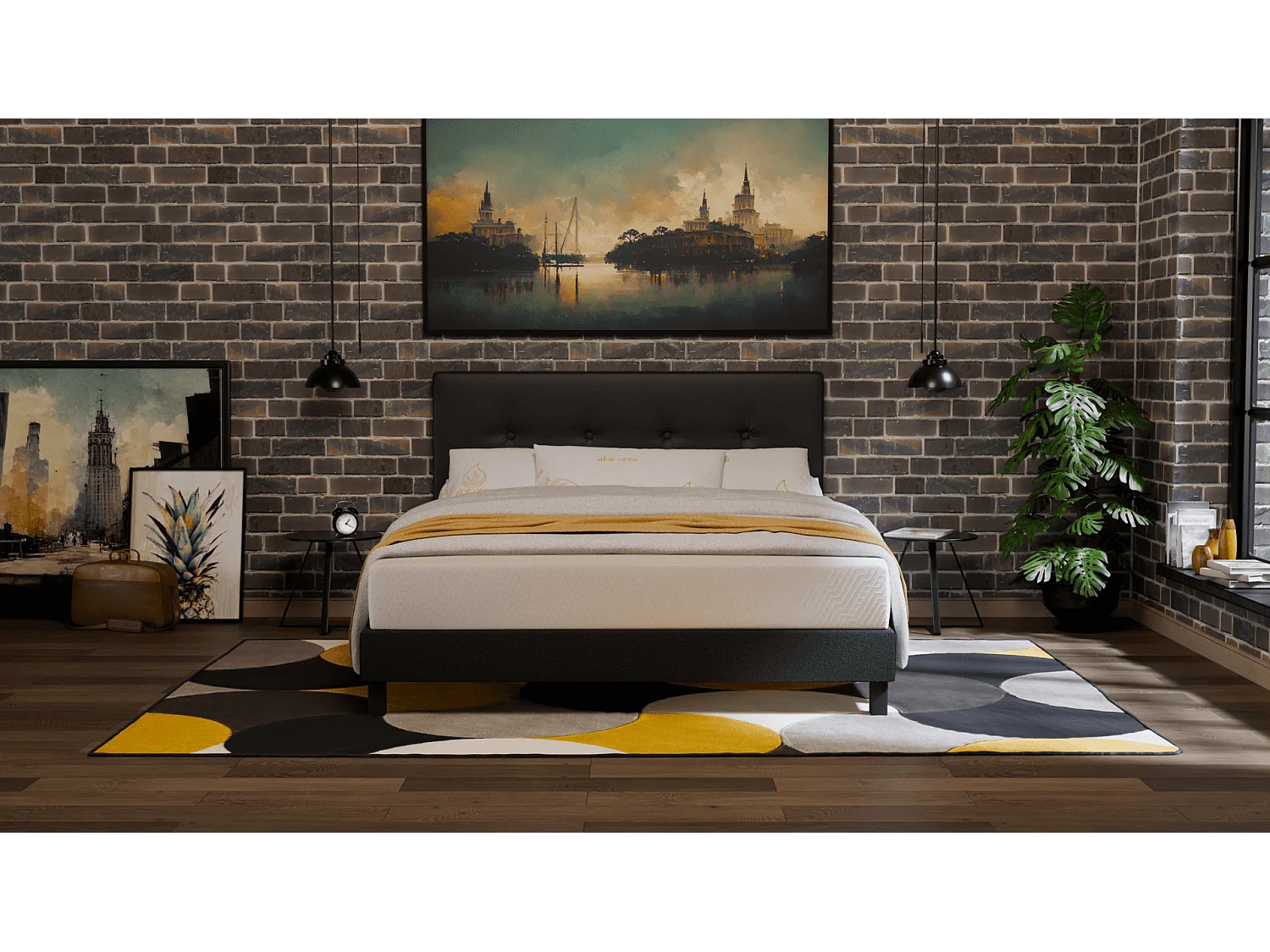 Matelas 90x200 Enfant et Adulte 1 Place Essence - Mémoire de Forme 60 kg/m³ Haute Qualité - Contre le Mal de Dos - Confortable