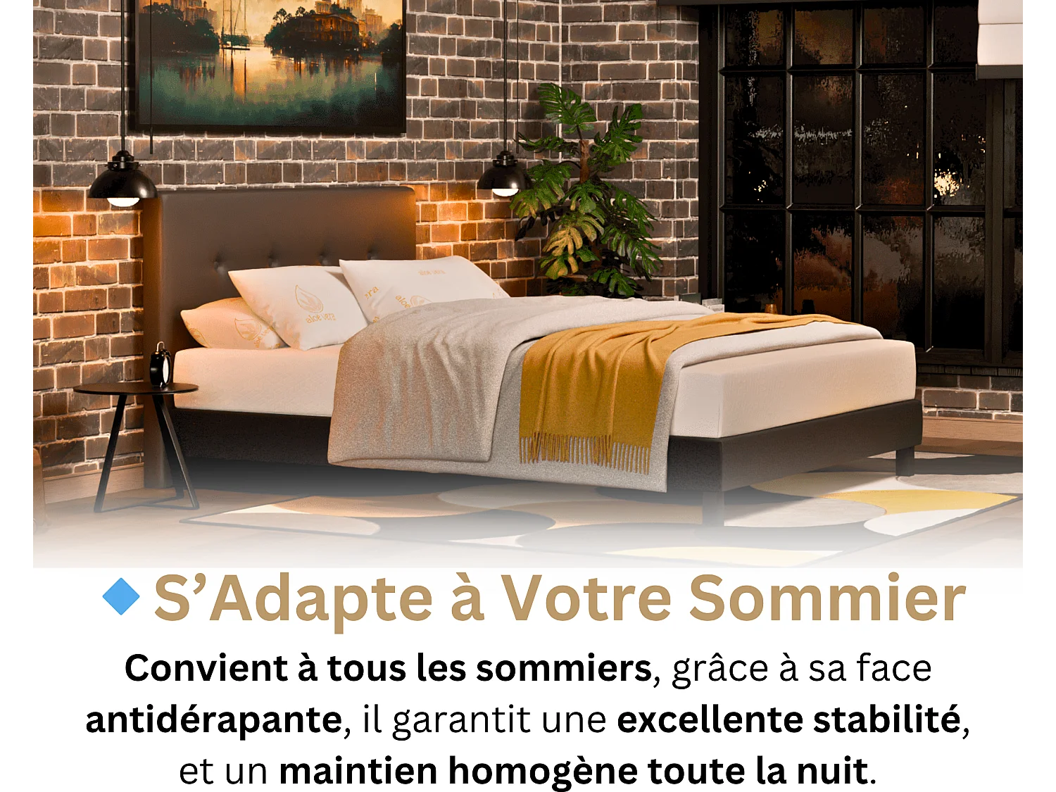 Matelas 90x200 Enfant et Adulte 1 Place Essence - Mémoire de Forme 60 kg/m³ Haute Qualité - Contre le Mal de Dos - Confortable