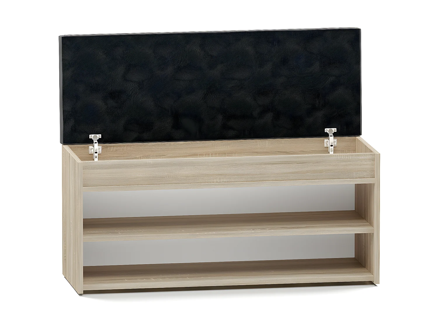 PARMI - Meuble à chaussures style scandinave entrée - 100x35x49 cm - Banc avec rangement