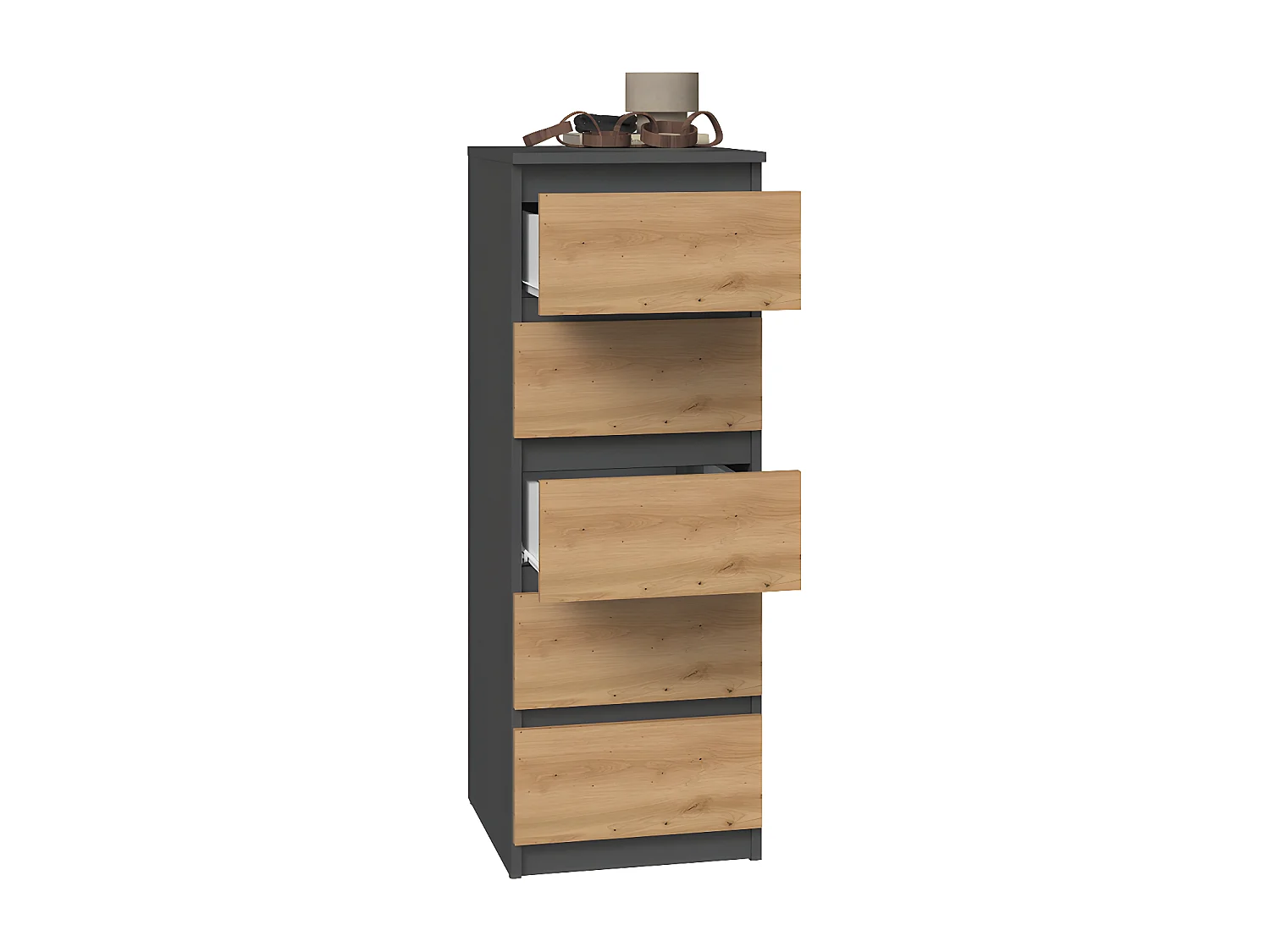 VENEZIA - Cassettiera a 5 cassetti - 45x40x111 - Mobile contenitore