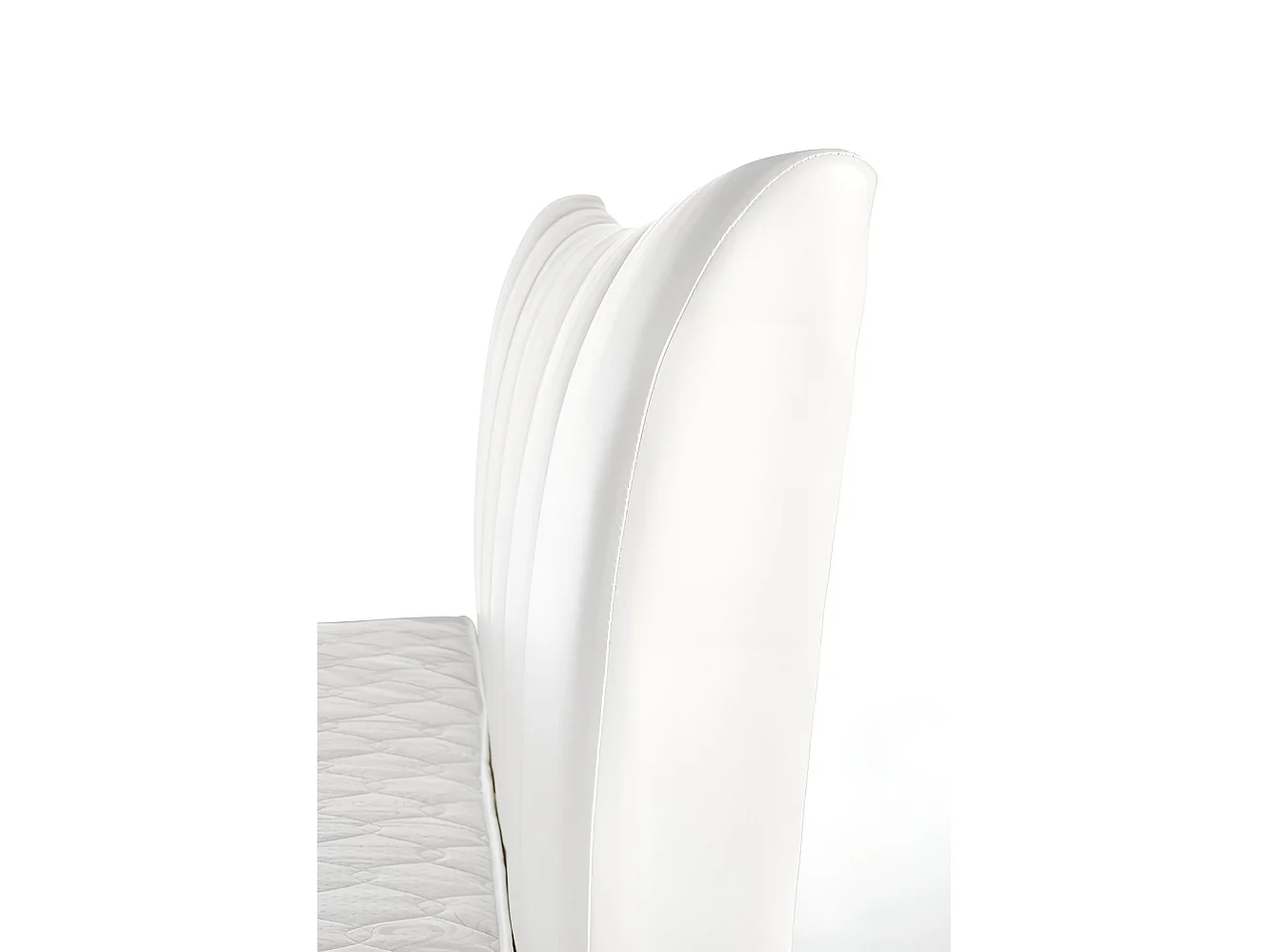 Bett Candy/160x200/Kunstleder-Weiss