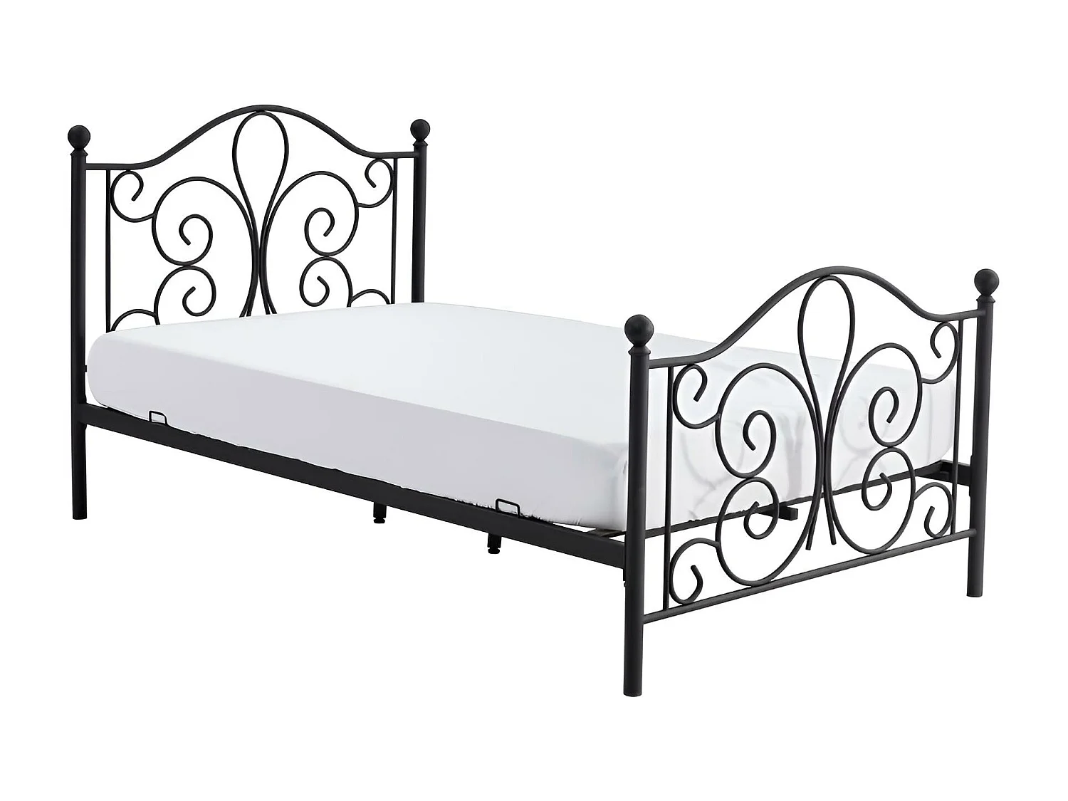 Letto Panama S/120x200/Metallo-Nero