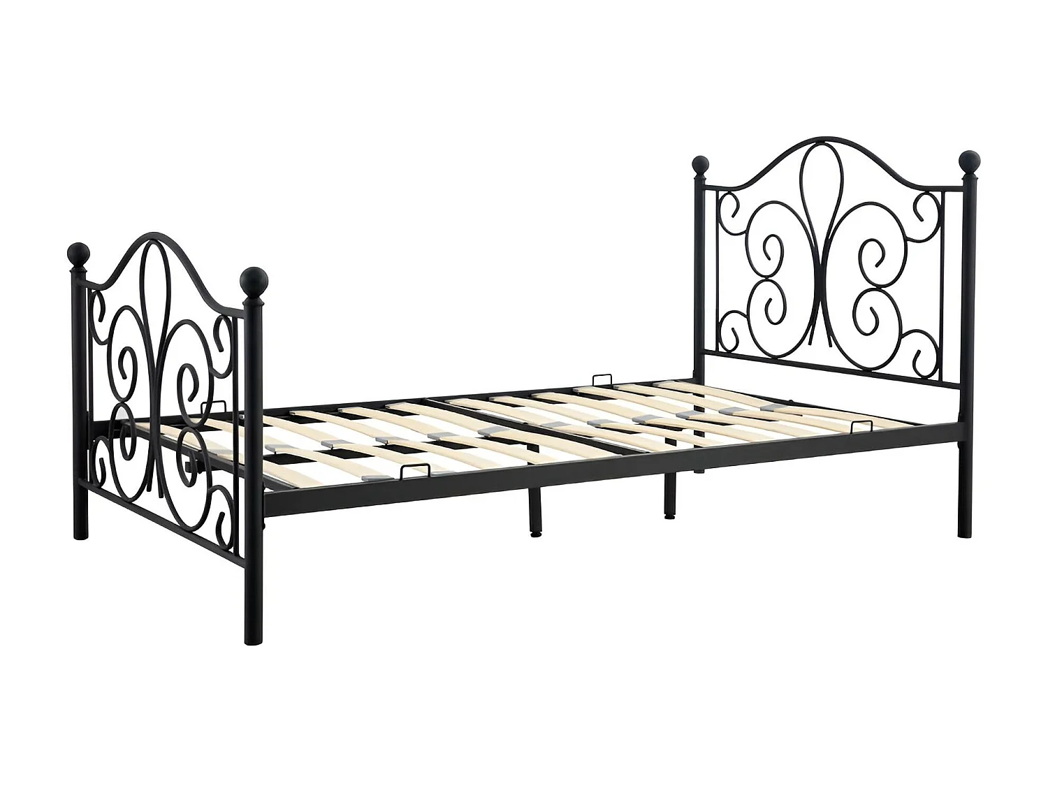 Letto Panama S/120x200/Metallo-Nero