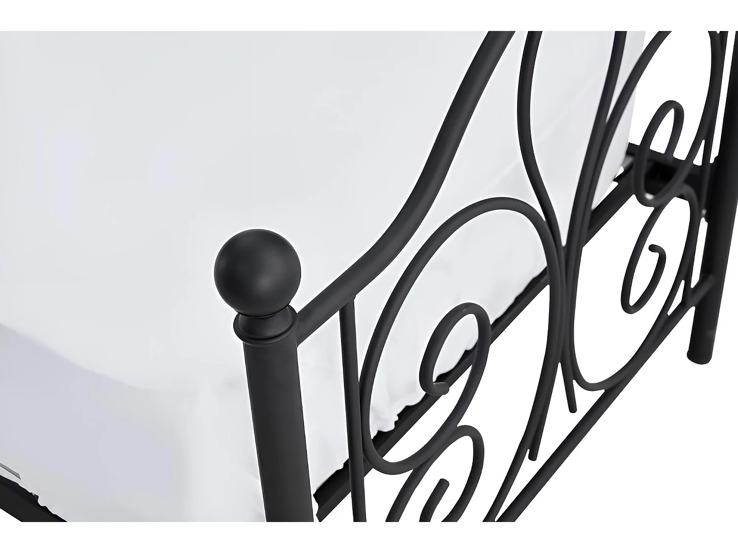 Letto Panama S/120x200/Metallo-Nero