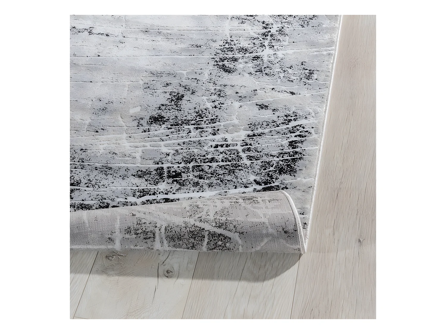 Letto Scandino/160x200/Tessuto-Grigio