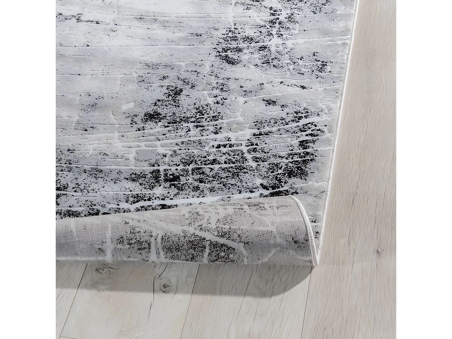 Bett Scandino/160x200/Stoff-Grau