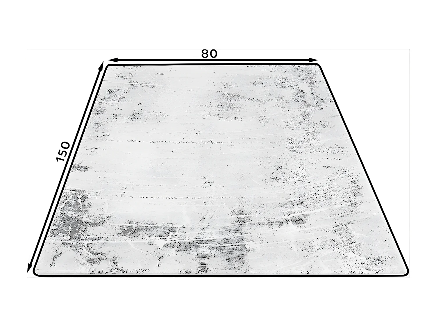 Letto Scandino/160x200/Tessuto-Grigio