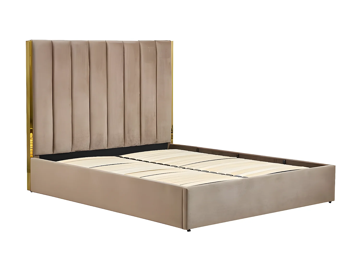 Letto Palazzo/160x200/Tessuto-Beige