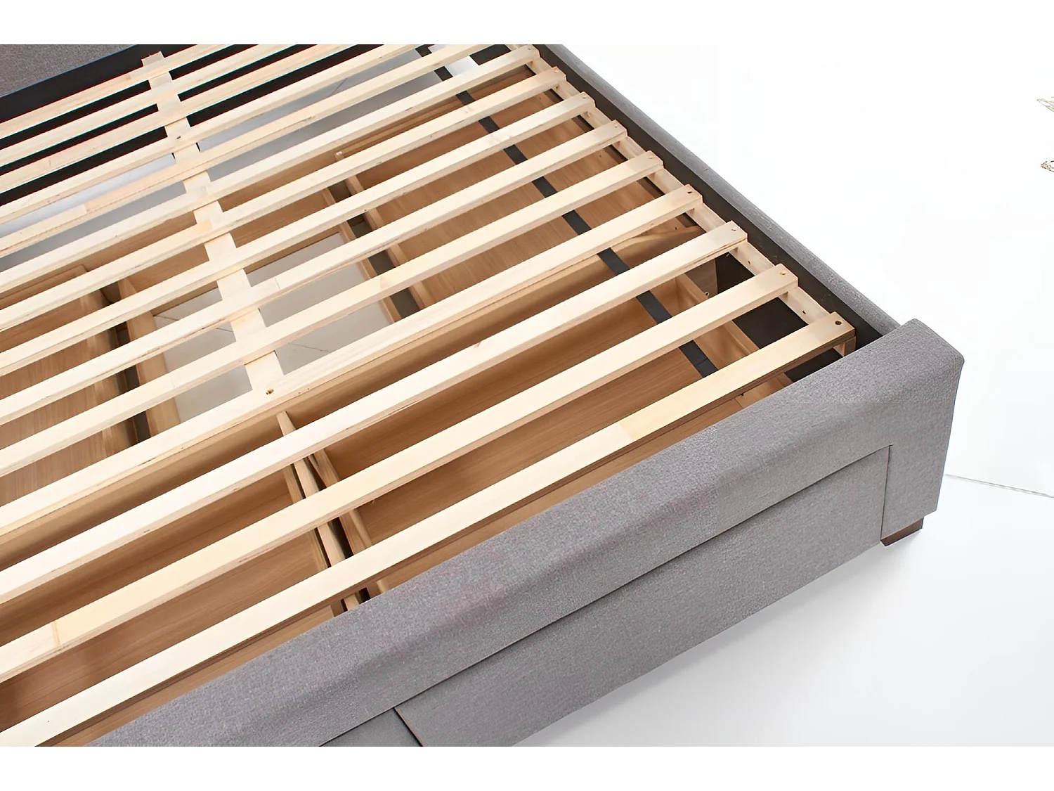 Lit Modena/160x200/Tissu-Gris