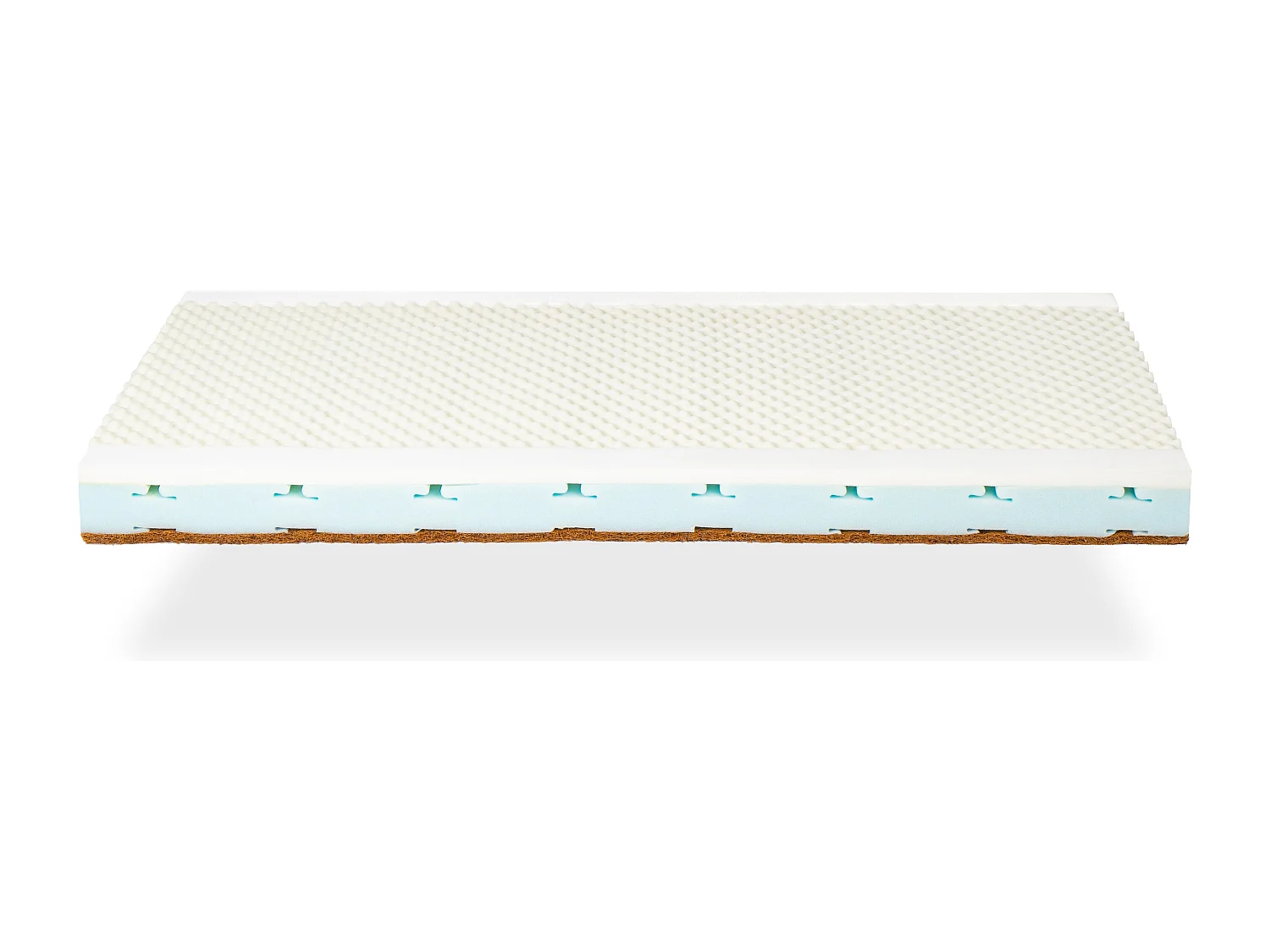 Materasso culla 60x120 ORGANIC DUO BABY Altezza 11 CM Sfoderabile, viscoelastico e traspirante