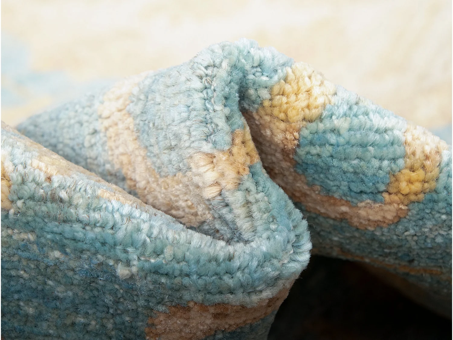 Loper-Woltapijt 387x74 Beige Kaizar