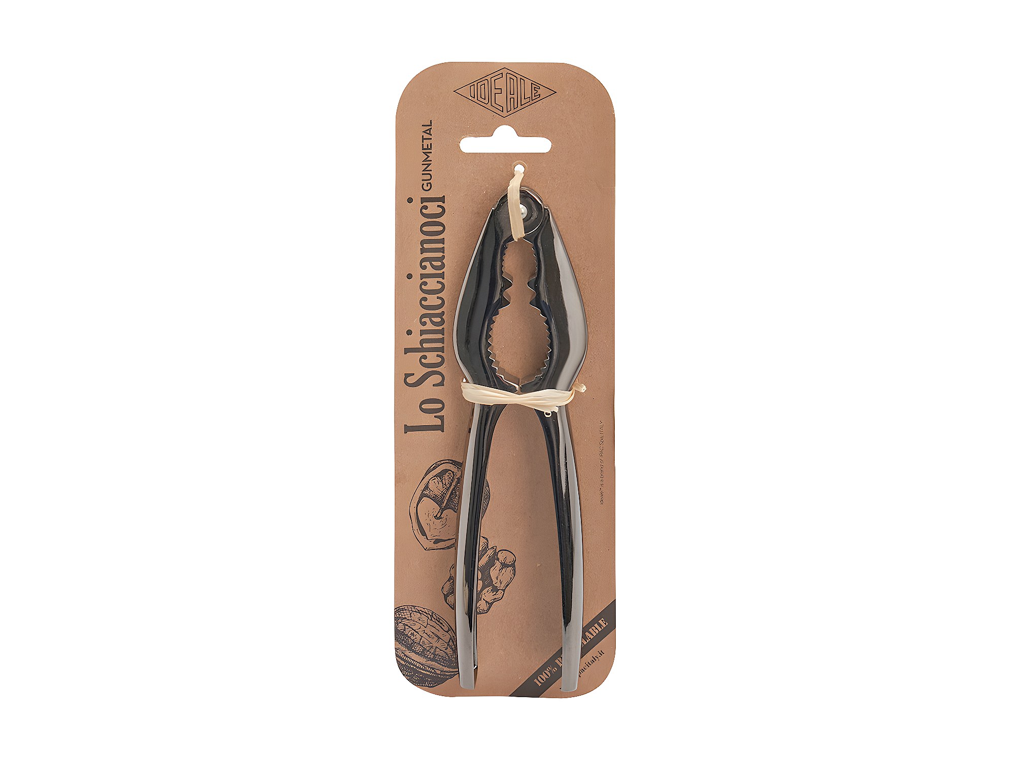 Casse-Noix Chromé - Simple, Robuste Et Efficace Pour Noix, Noisettes Et Amandes