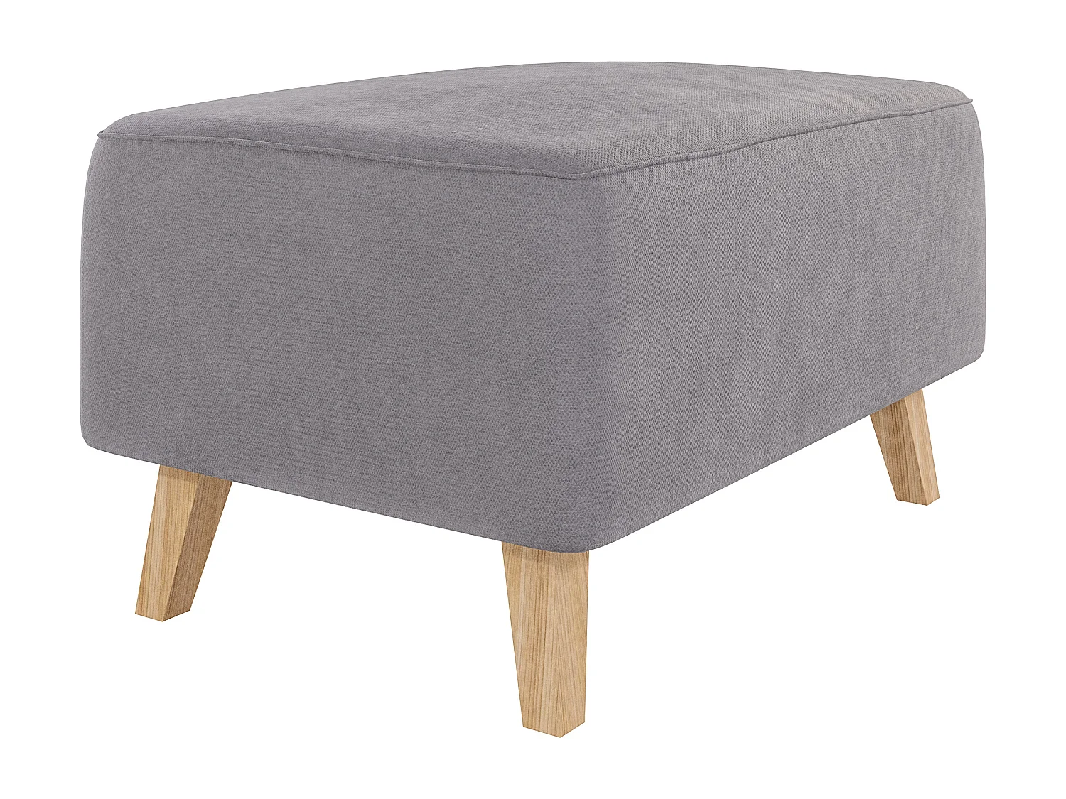 Fußhocker mit Holzbeinen im skandinavischen Stil Tristan