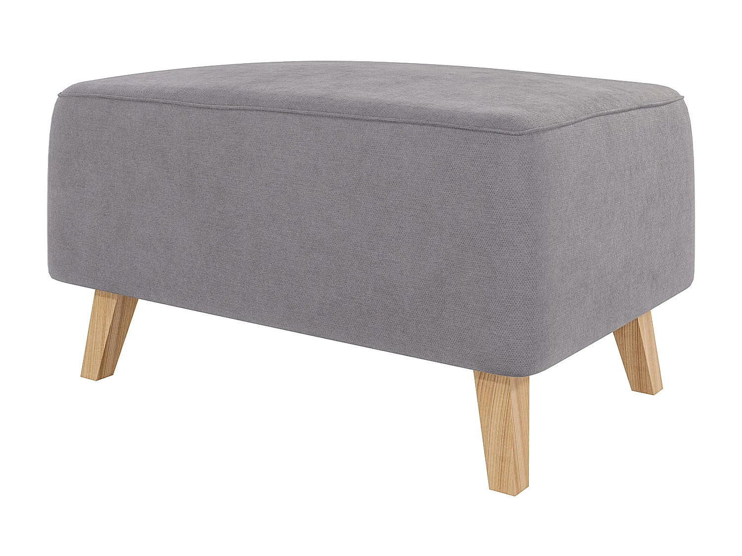 Fußhocker mit Holzbeinen im skandinavischen Stil Tristan