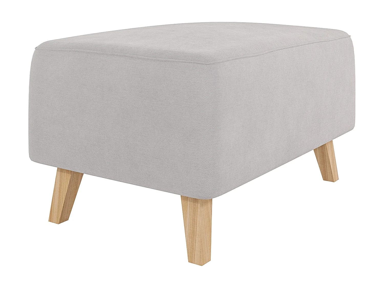 Fußhocker mit Holzbeinen im skandinavischen Stil Tristan