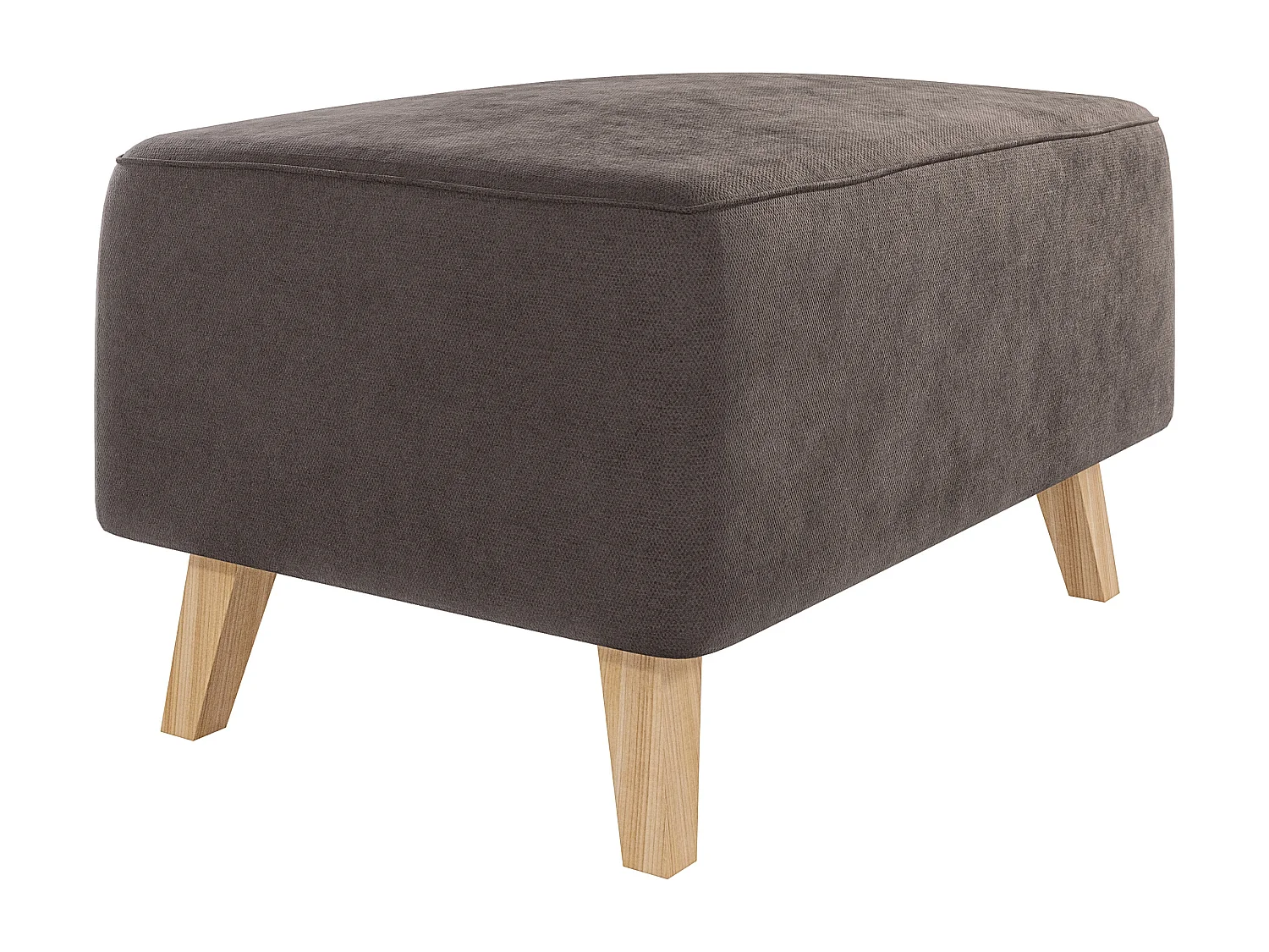 Fußhocker mit Holzbeinen im skandinavischen Stil Tristan