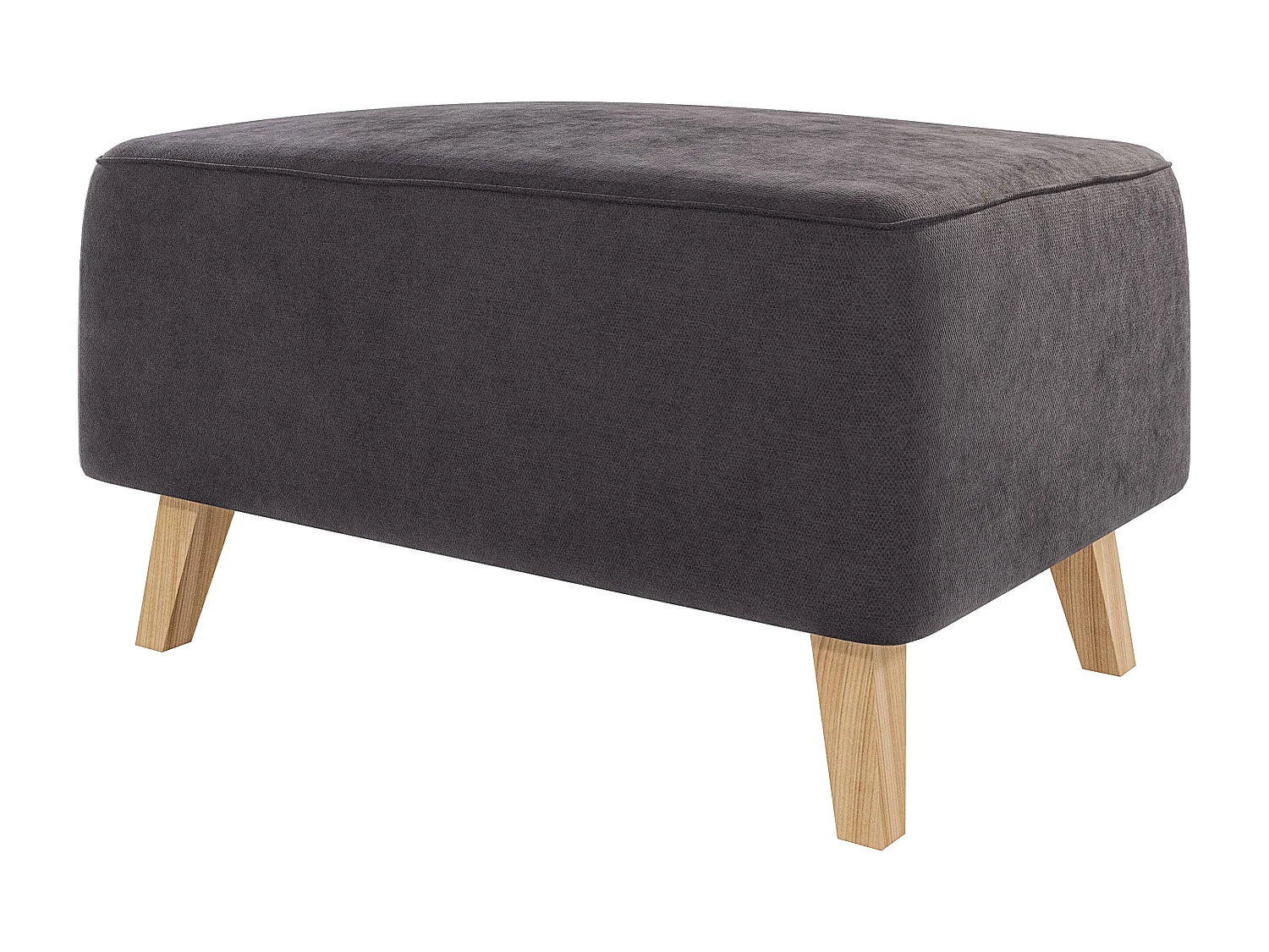 Fußhocker mit Holzbeinen im skandinavischen Stil Tristan