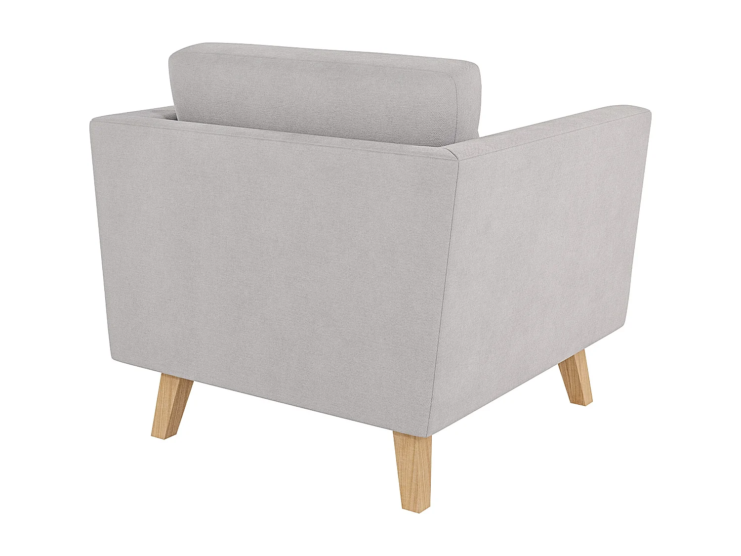 Sessel mit Holzbeinen im skandinavischen Stil Tristan