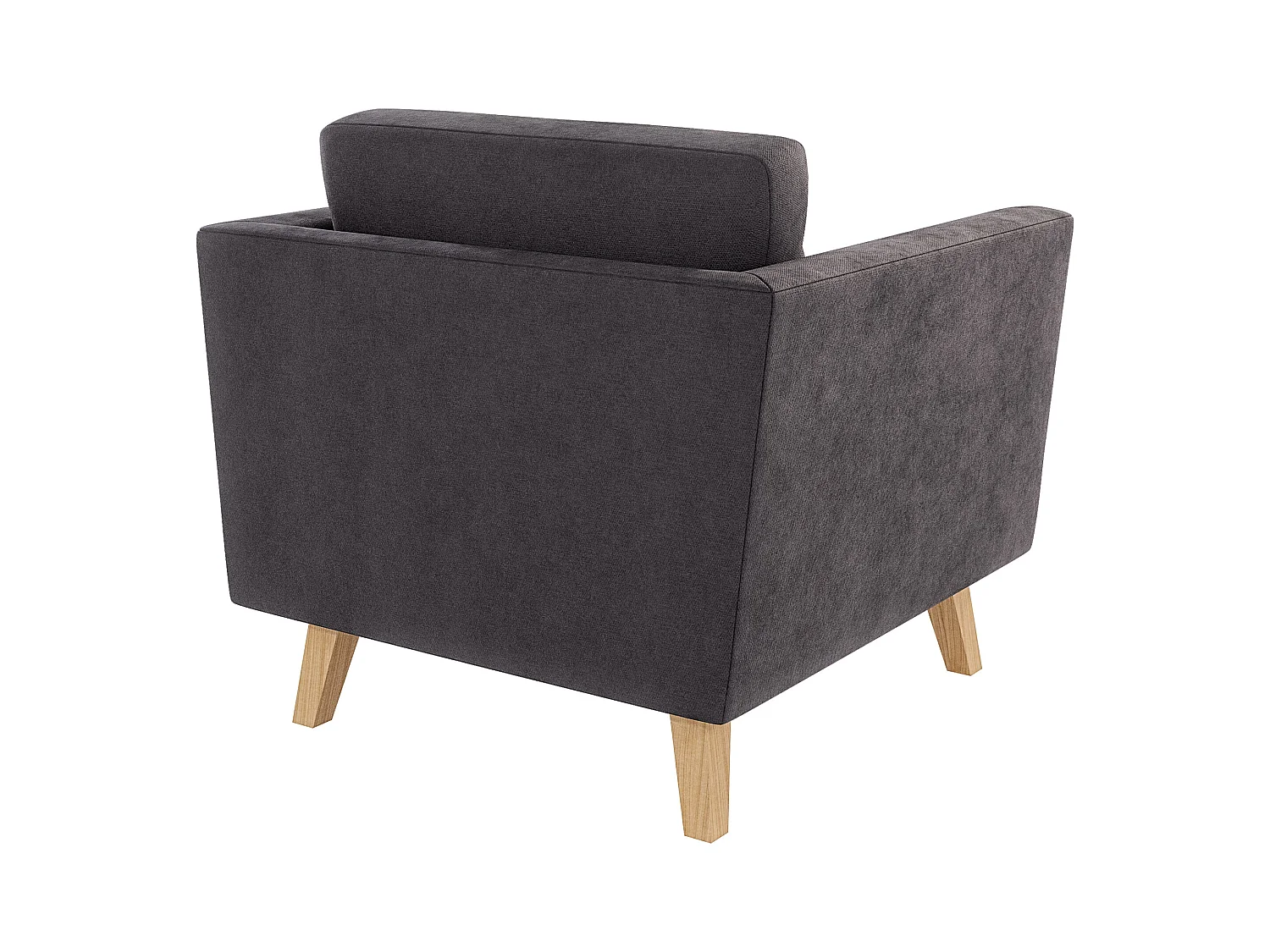 Sessel mit Holzbeinen im skandinavischen Stil Tristan