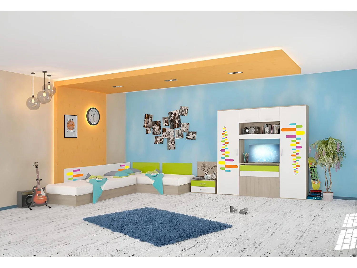 Kinderzimmer Varia/Weiss