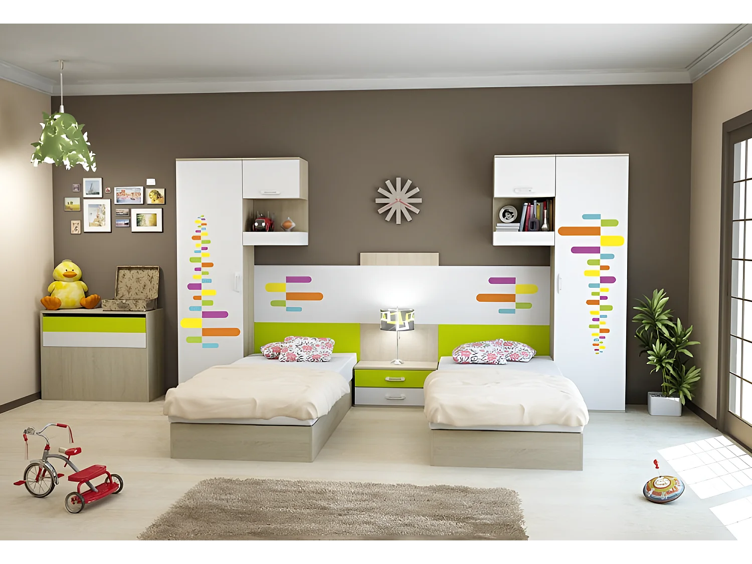 Camera dei bambini Varia/bianca